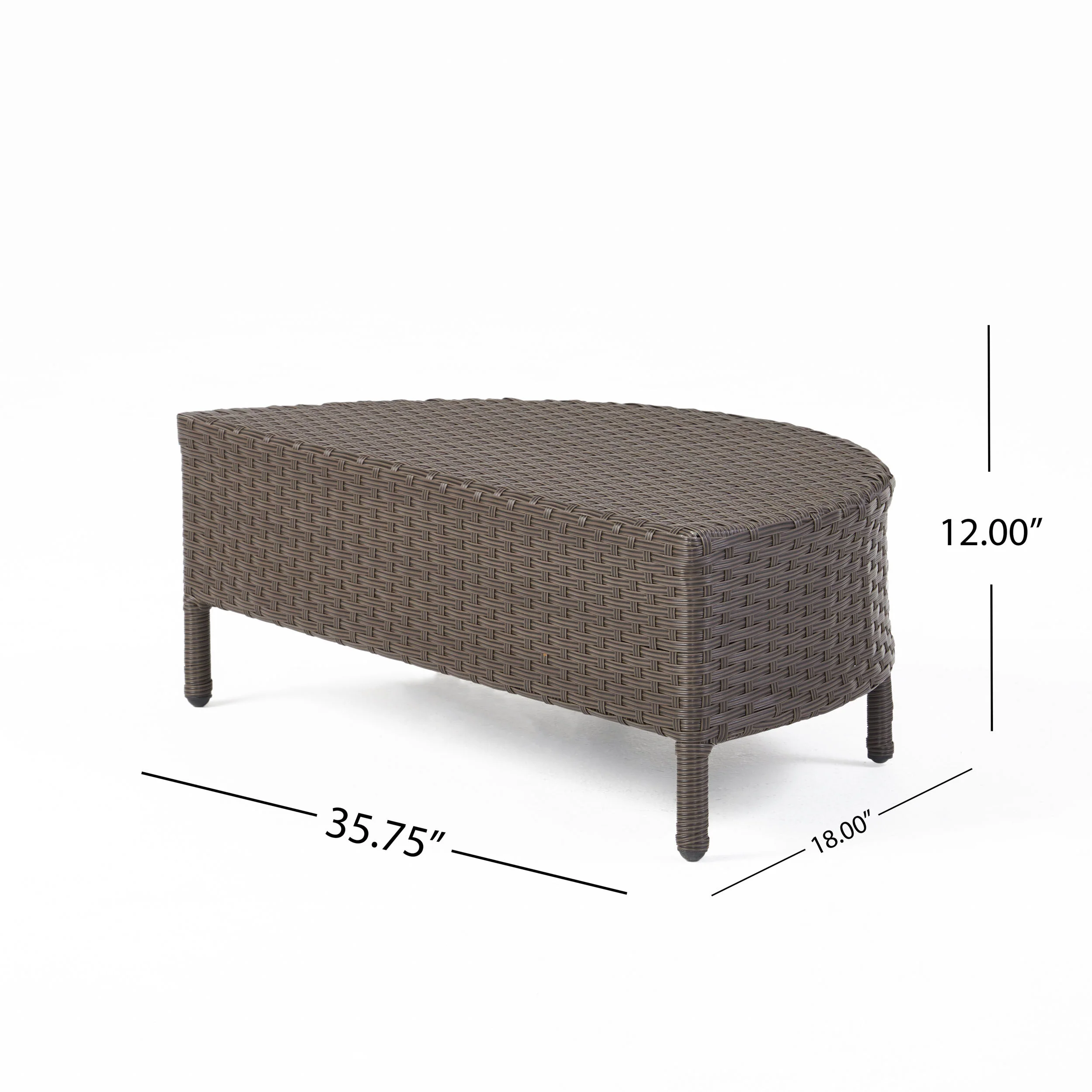 Falkland Outdoor 8 Seater Round Wicker Sectional Sofa Set with Coffee Tables - furnishings