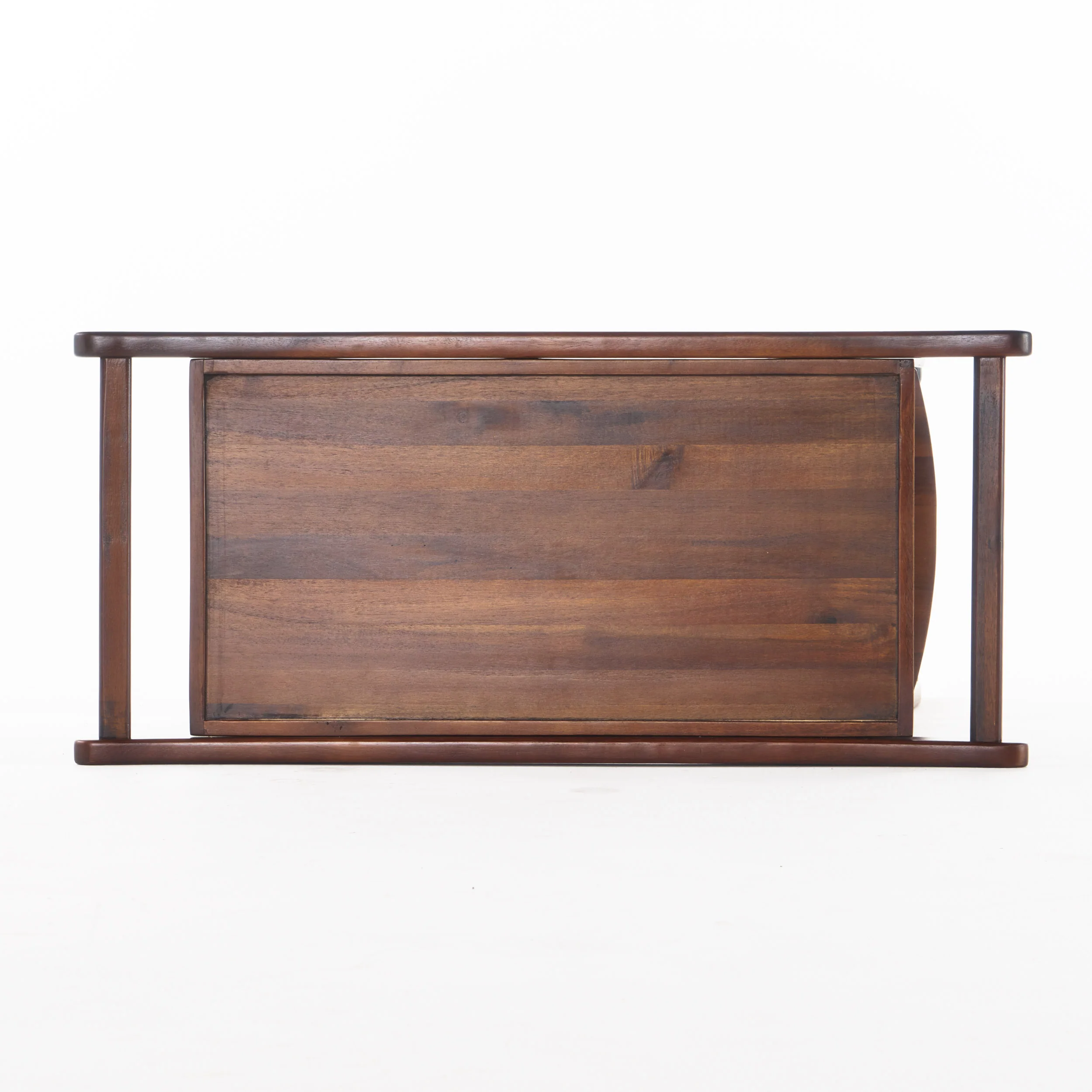 Azule Outdoor Rich Mahogany Finished Acacia Wood Barcart - furnishings
