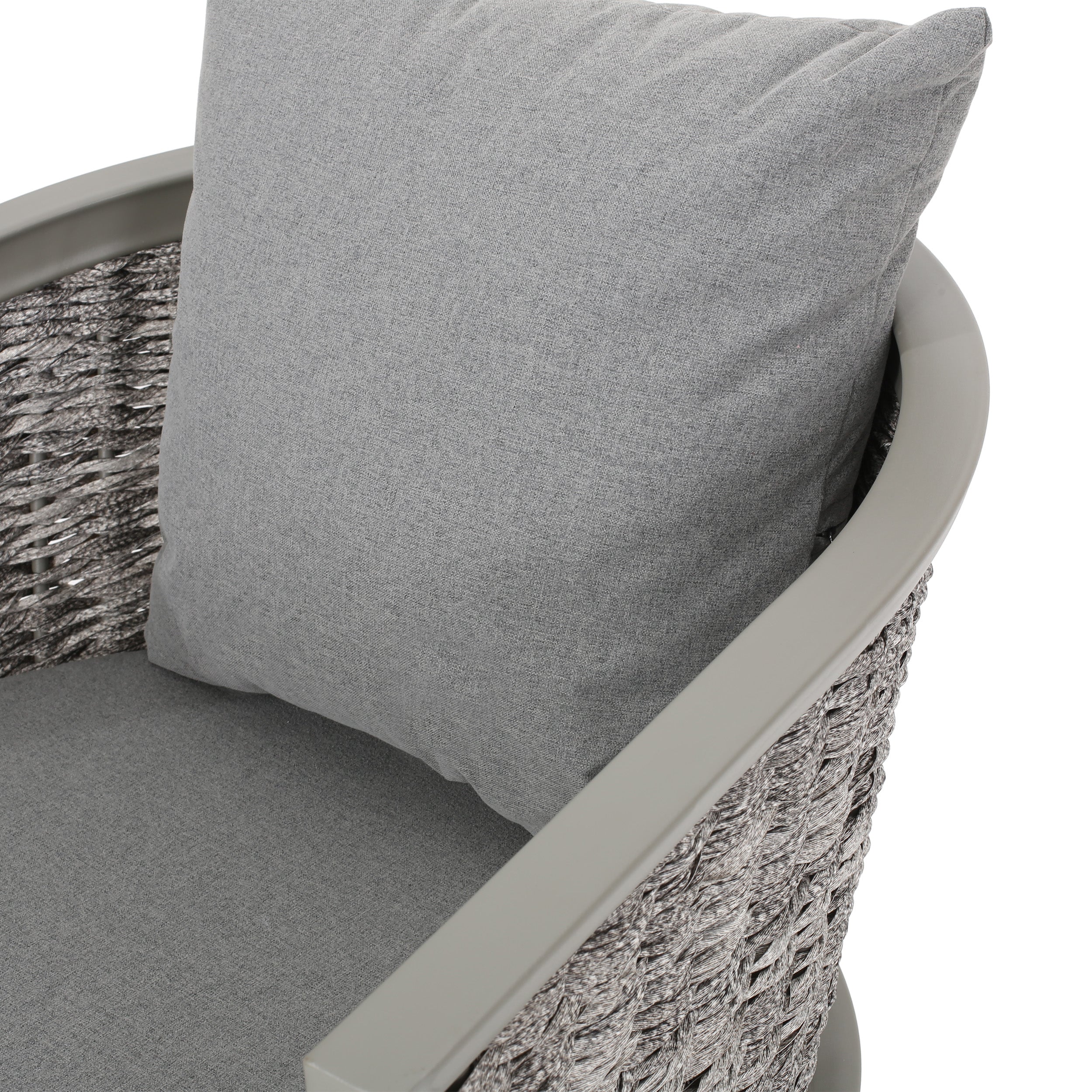 Kalyiah Outdoor Boho Wicker Club Chair with Cushions (Set of 2) - furnishings