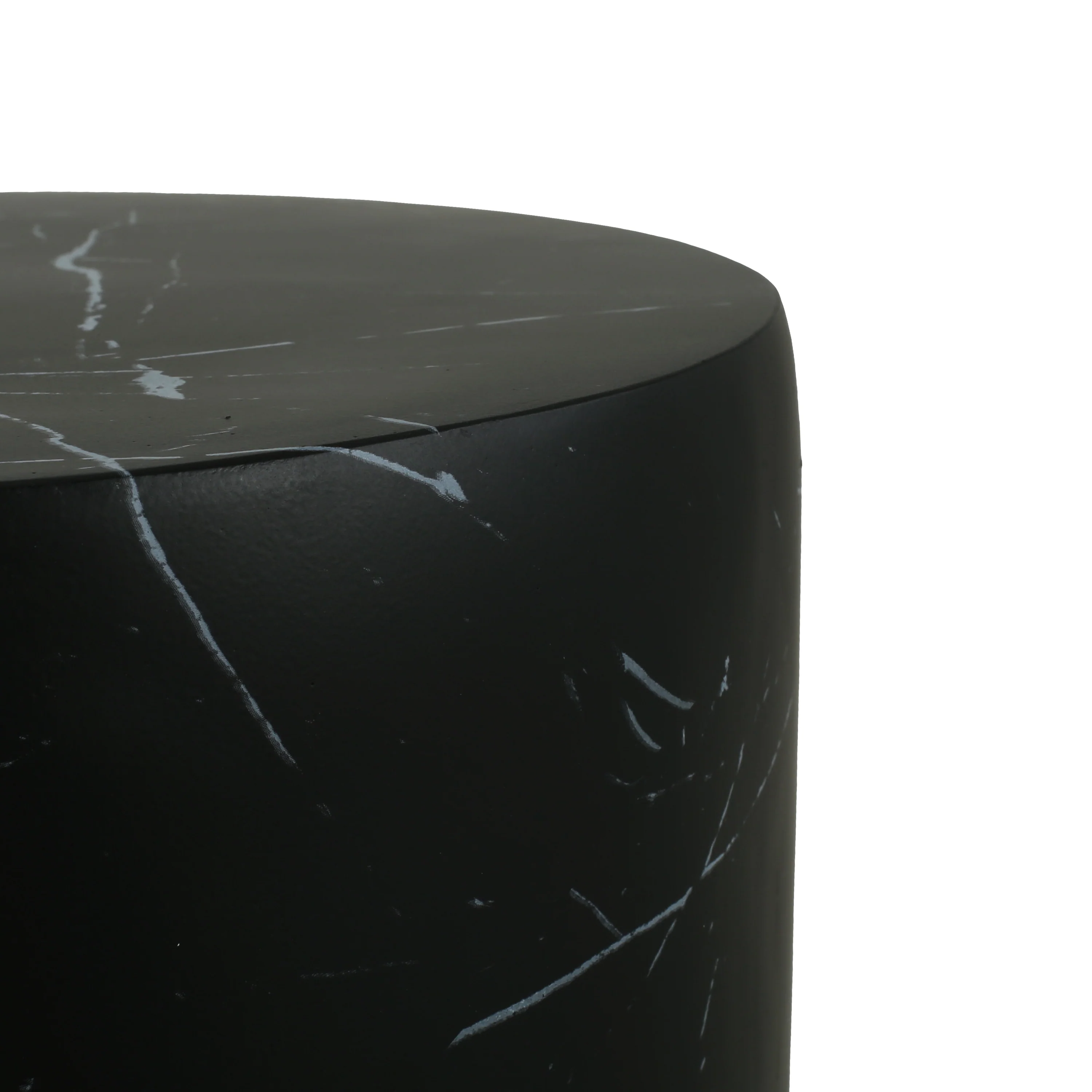 Callowaye Outdoor Patio Round Concrete Accent Table - furnishings