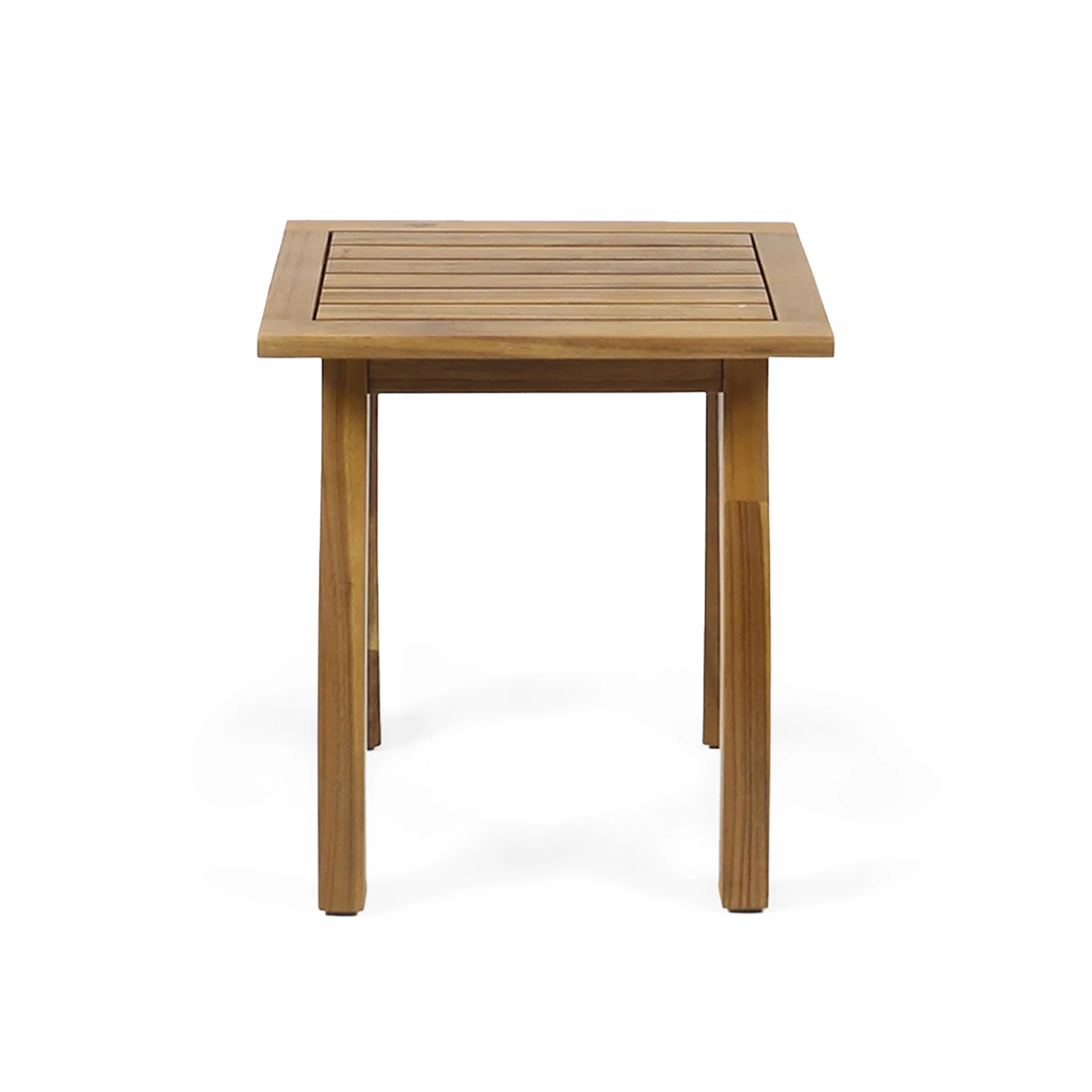 Sandy Outdoor Acacia Wood 2 Seater Rocking Chairs and Side Table Set - furnishings