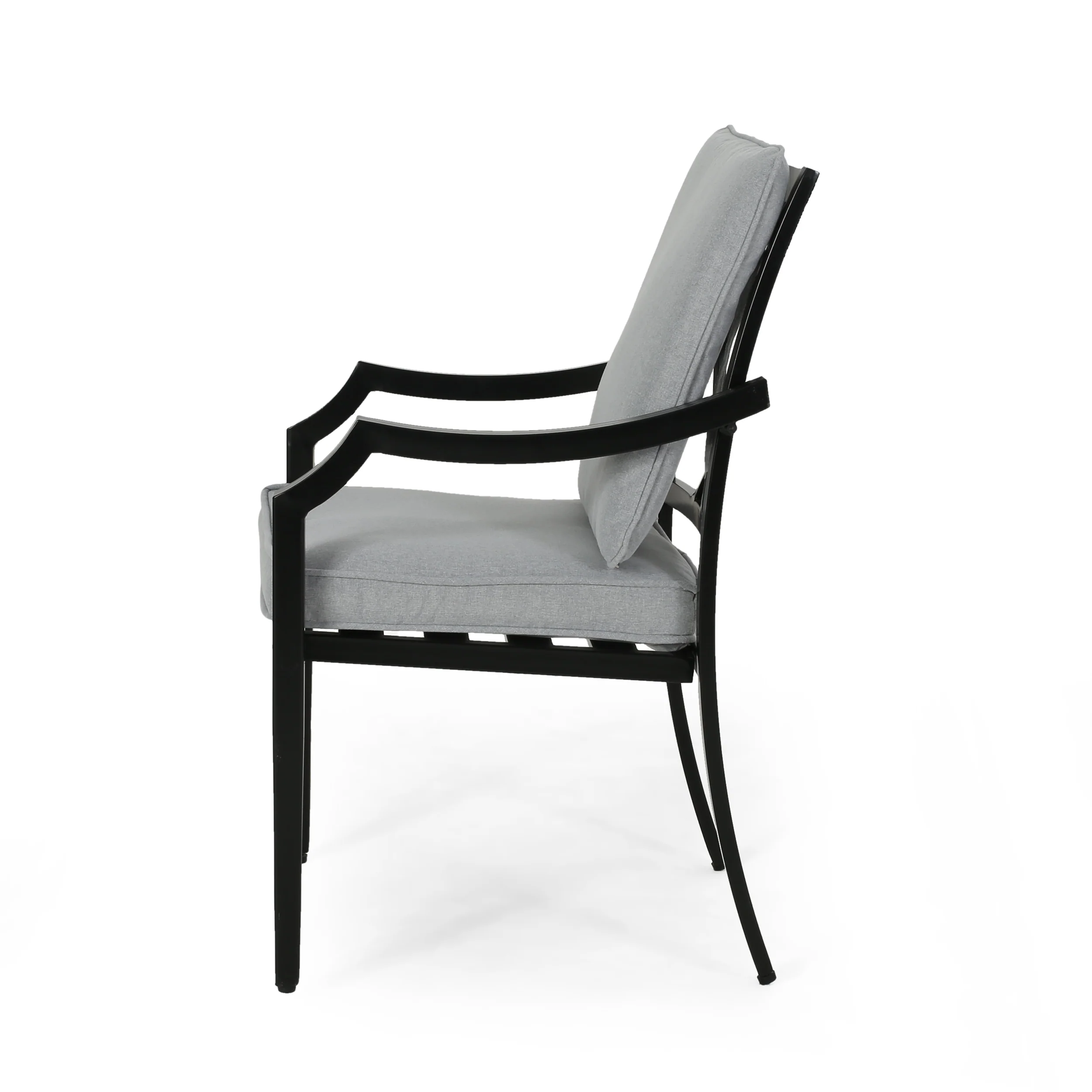Carlson Diego Outdoor Aluminum Dining Chairs with Cushions (Set of 2) - furnishings
