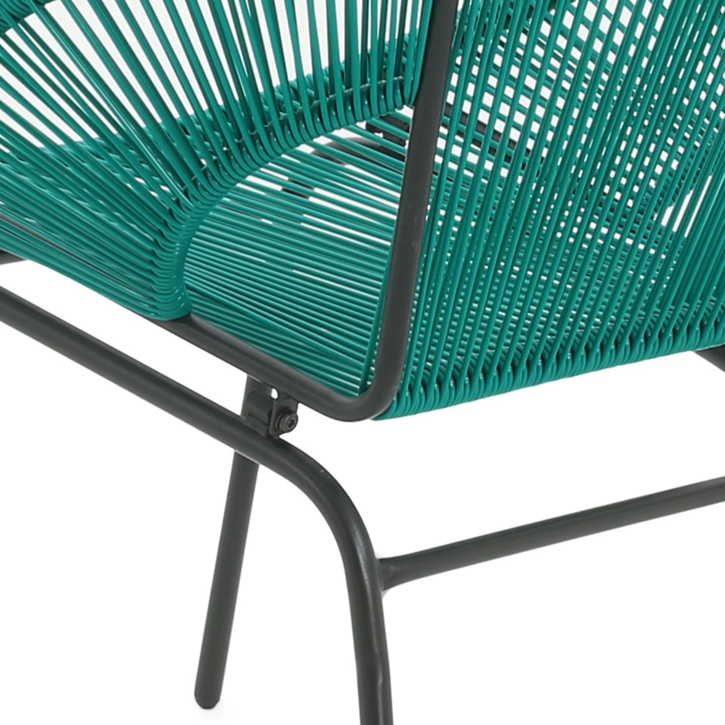 Carver Indoor & Outdoor Acapulco Weave Faux Rattan Club Chairs (Set of 2) - furnishings