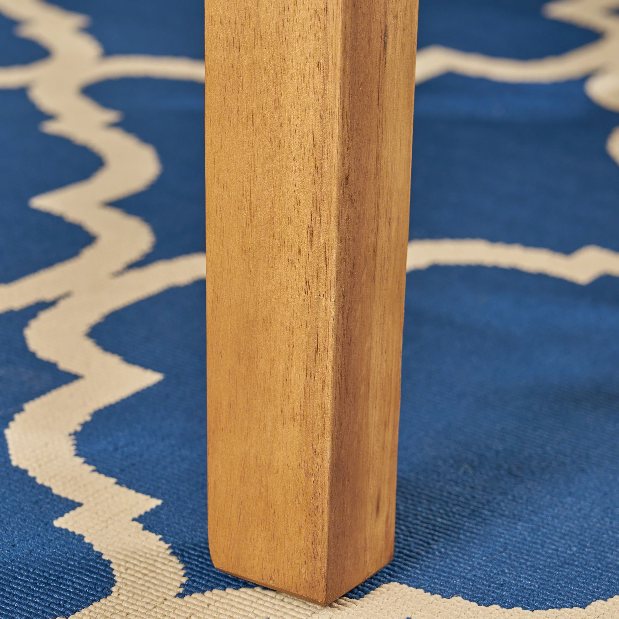 Paul Outdoor 71-inch Acacia Wood Dining Table, Teak Finish - furnishings