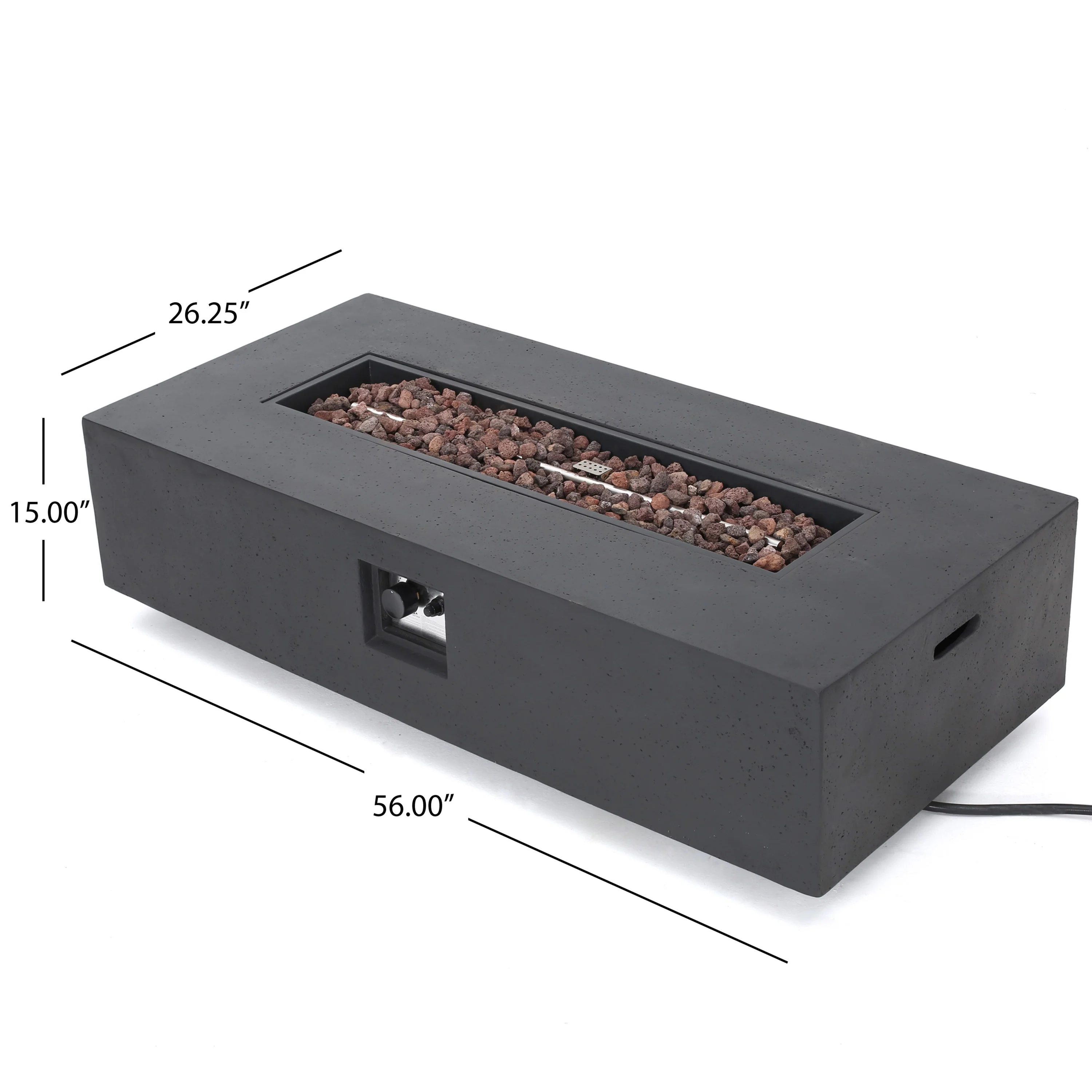 Crested Bay Outdoor 5 Piece Chat Set with Cushions and Fire Pit - furnishings
