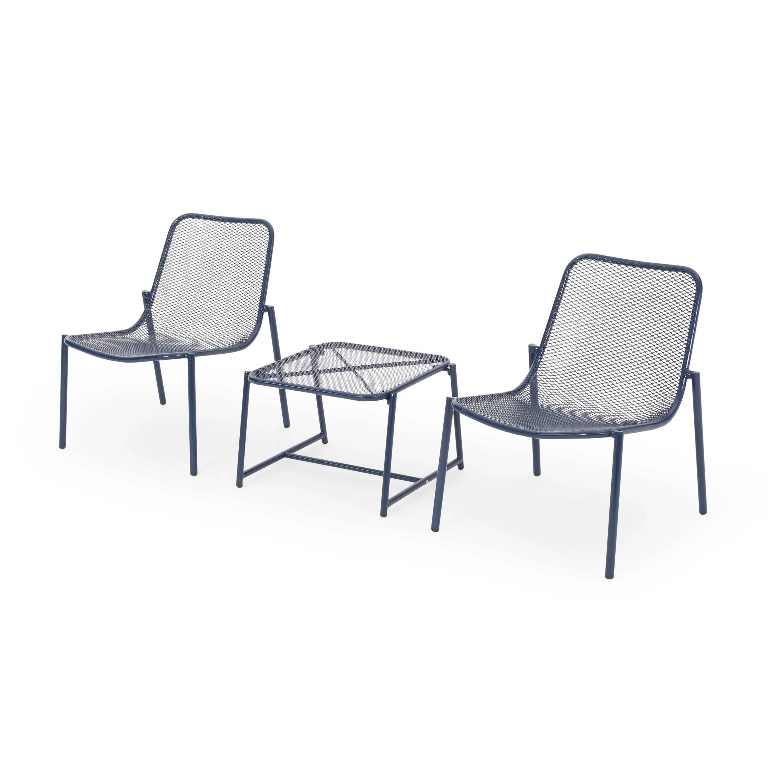 Brenner Outdoor Modern 2 Seater Chat Set - furnishings