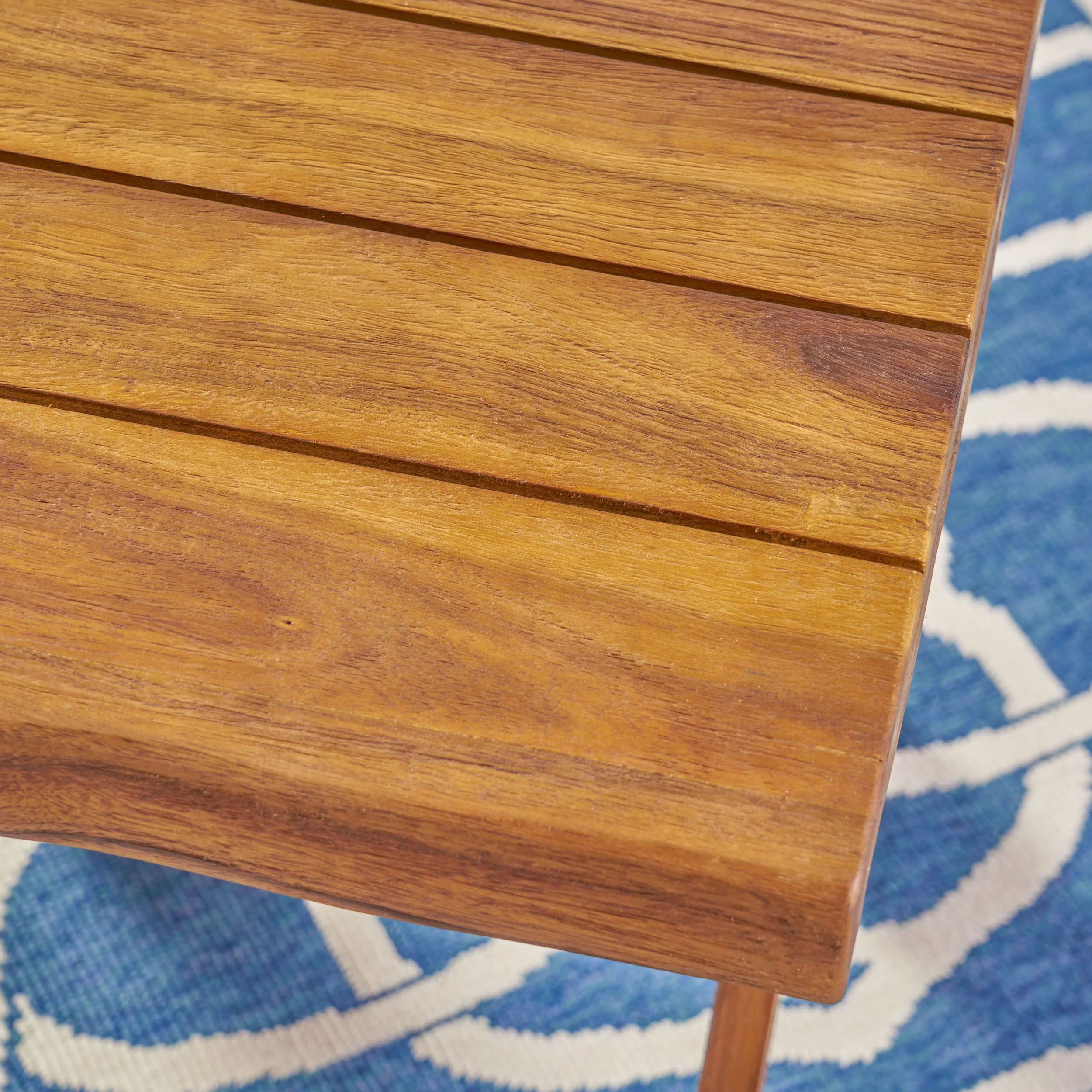 Irene Outdoor Acacia Wood Side Table - furnishings