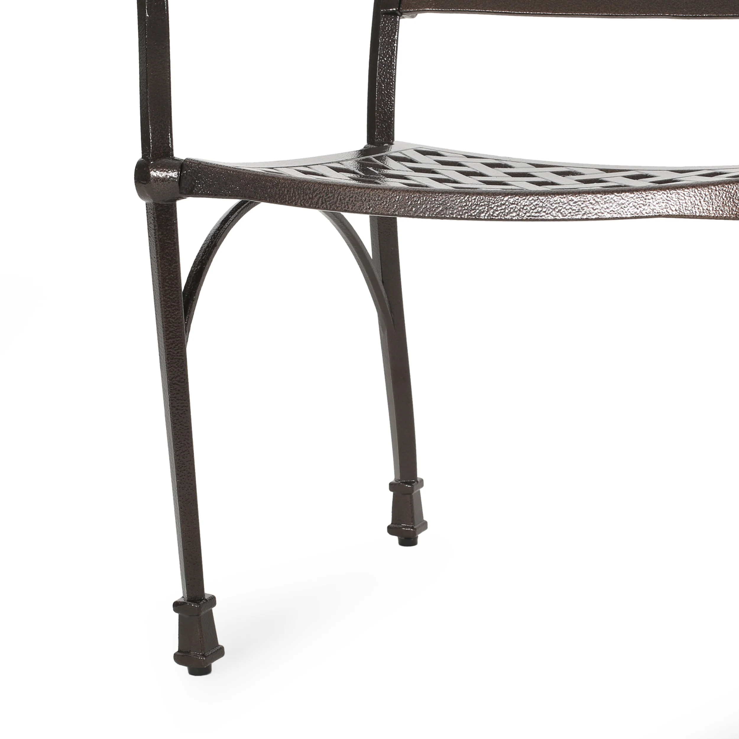 Ridgecrest Traditional Outdoor Aluminum Dining Chair (Set of 2) - furnishings