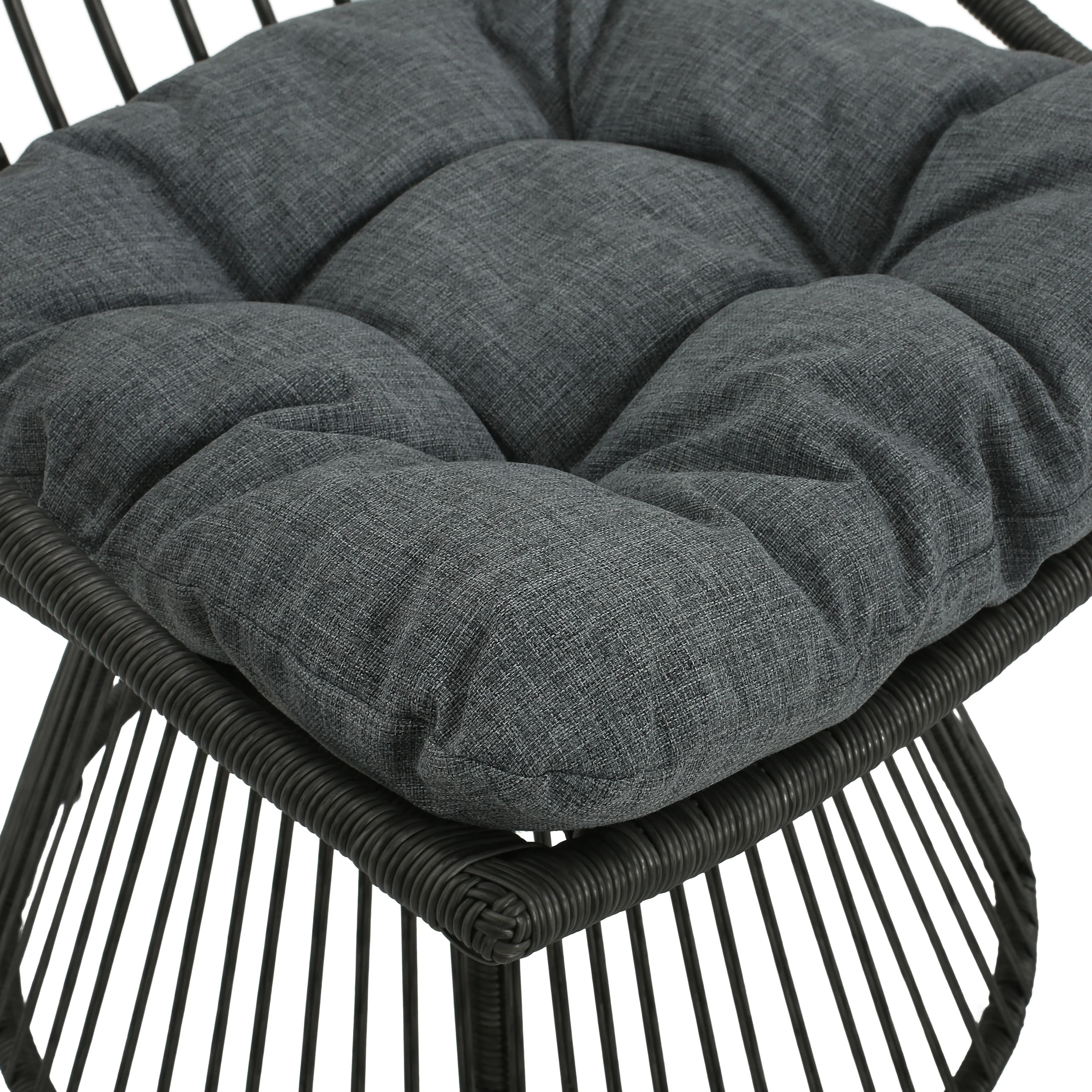 Apulia Wicker Outdoor Lounge Chair with Cushions - furnishings