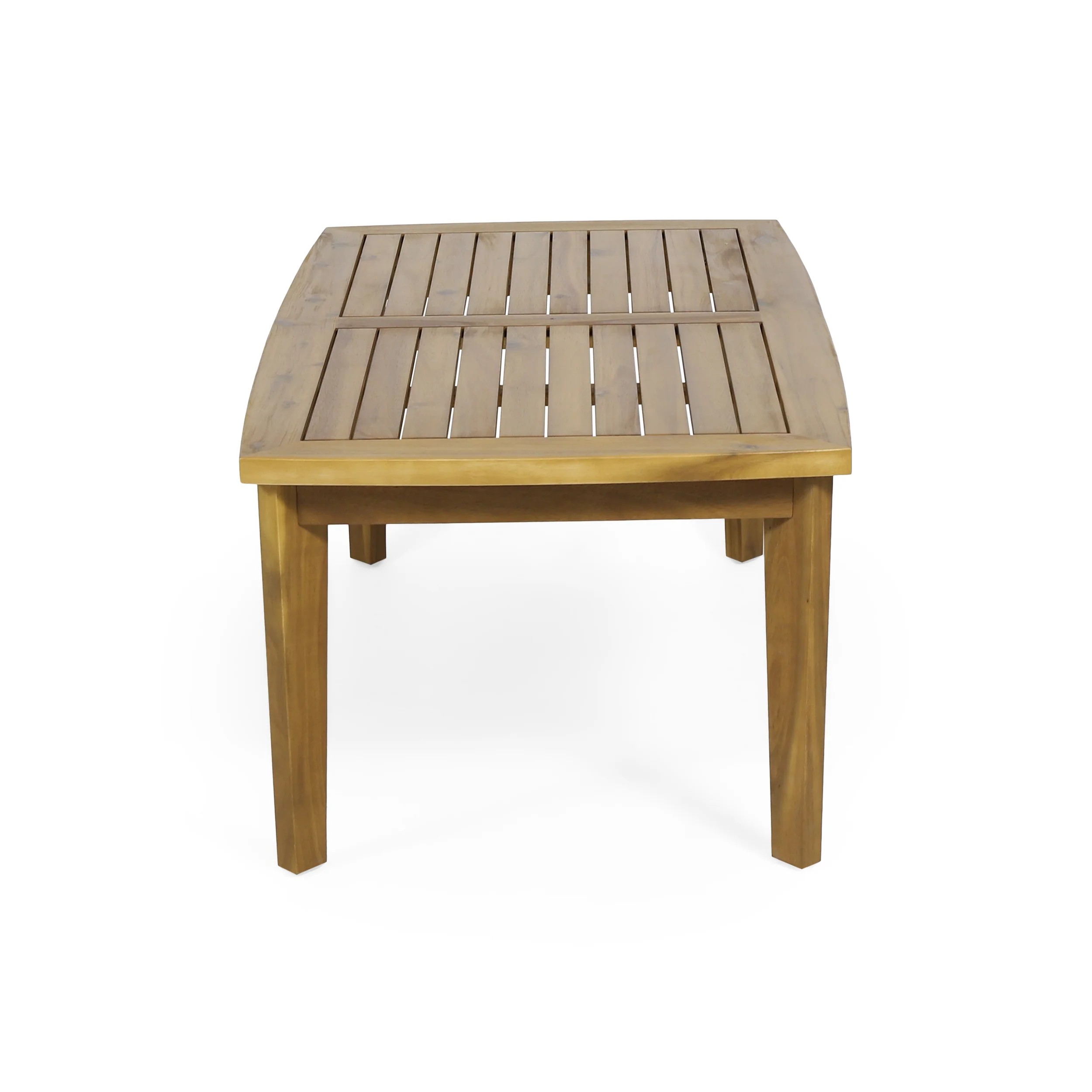 Dean Outdoor Acacia Wood Rectangular Coffee Table, Teak - furnishings