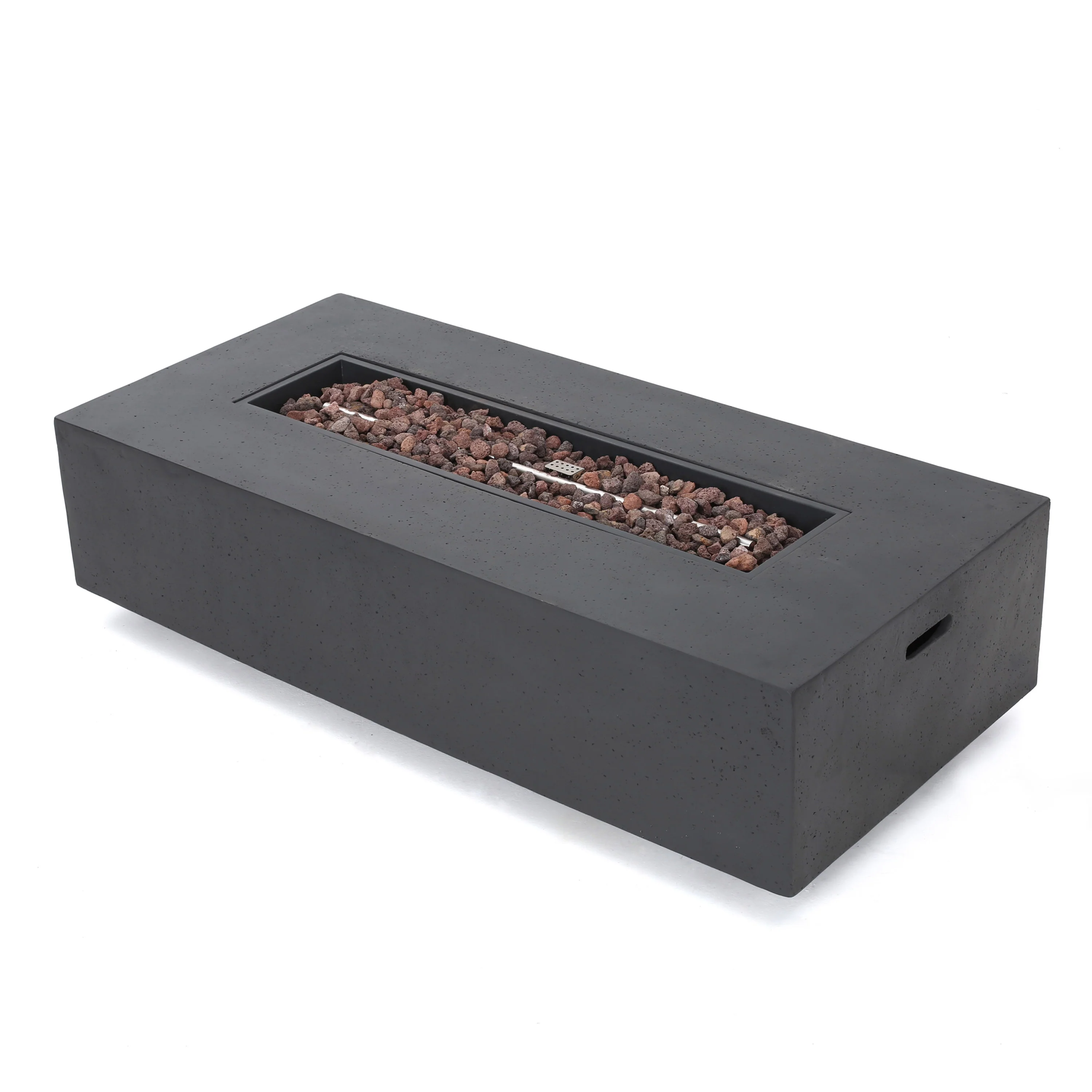 Crested Bay Outdoor 5 Piece Chat Set with Cushions and Fire Pit - furnishings