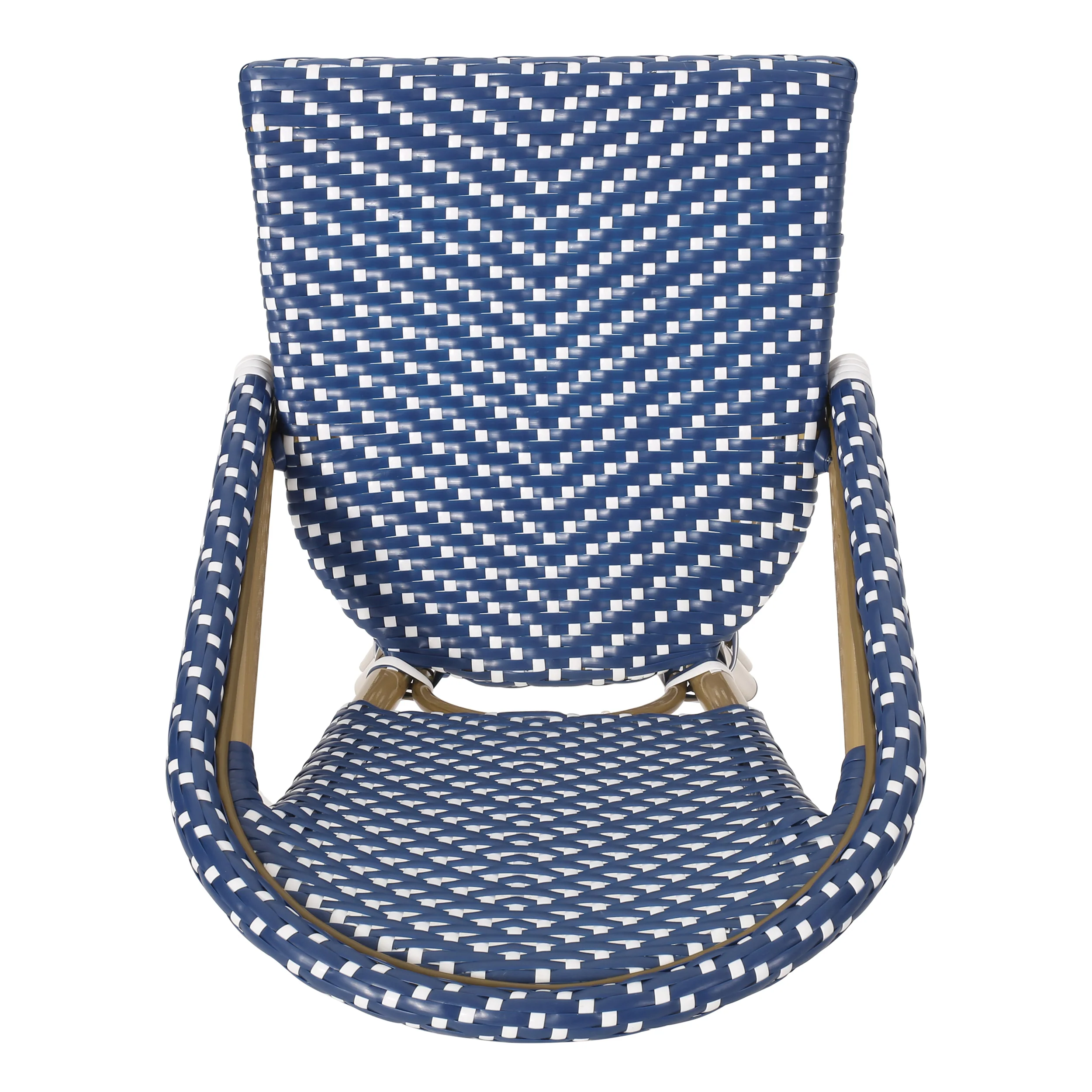 Grelton Outdoor Aluminum French Barstools, Set of 2 - furnishings
