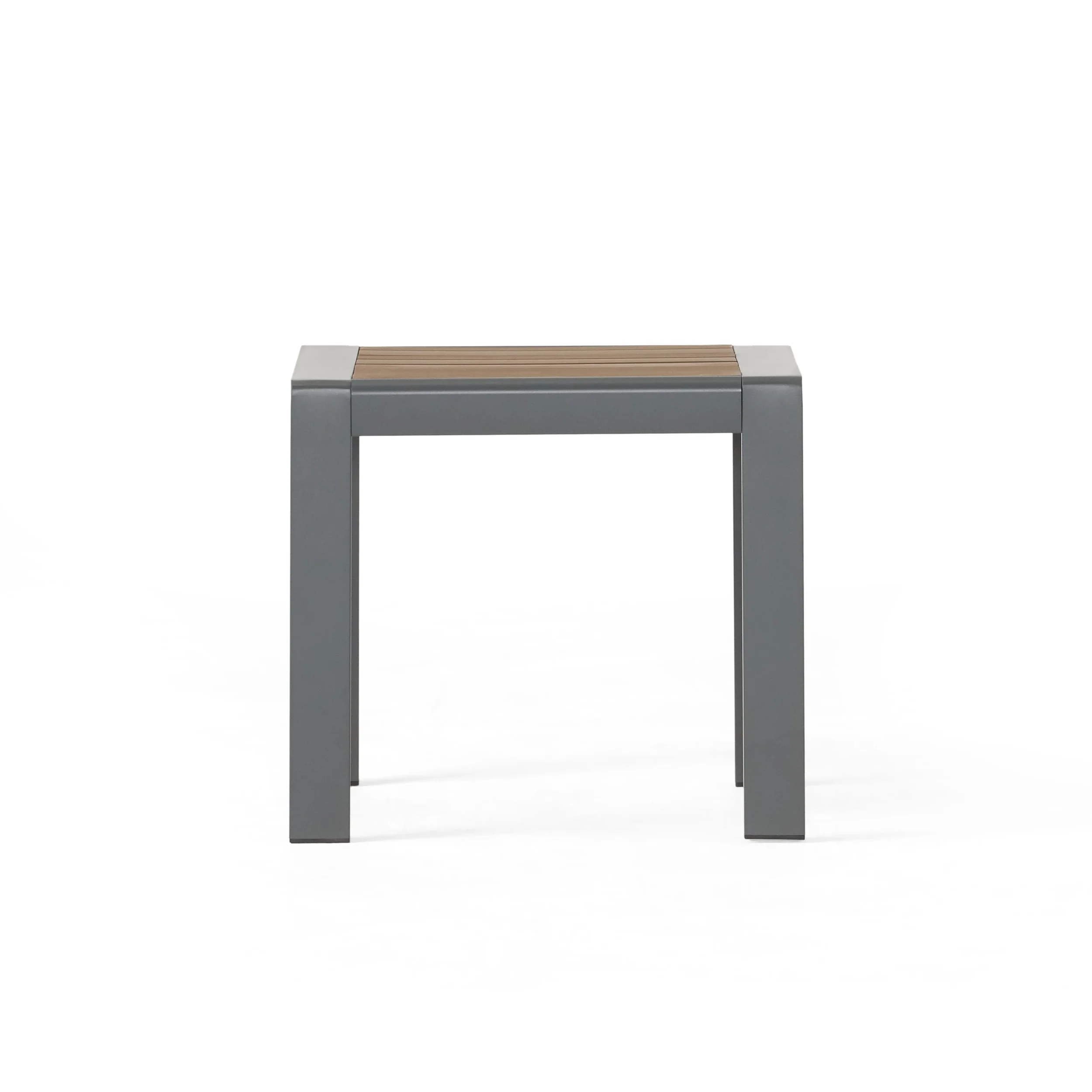 Trimble Outdoor Aluminum Side Table - furnishings