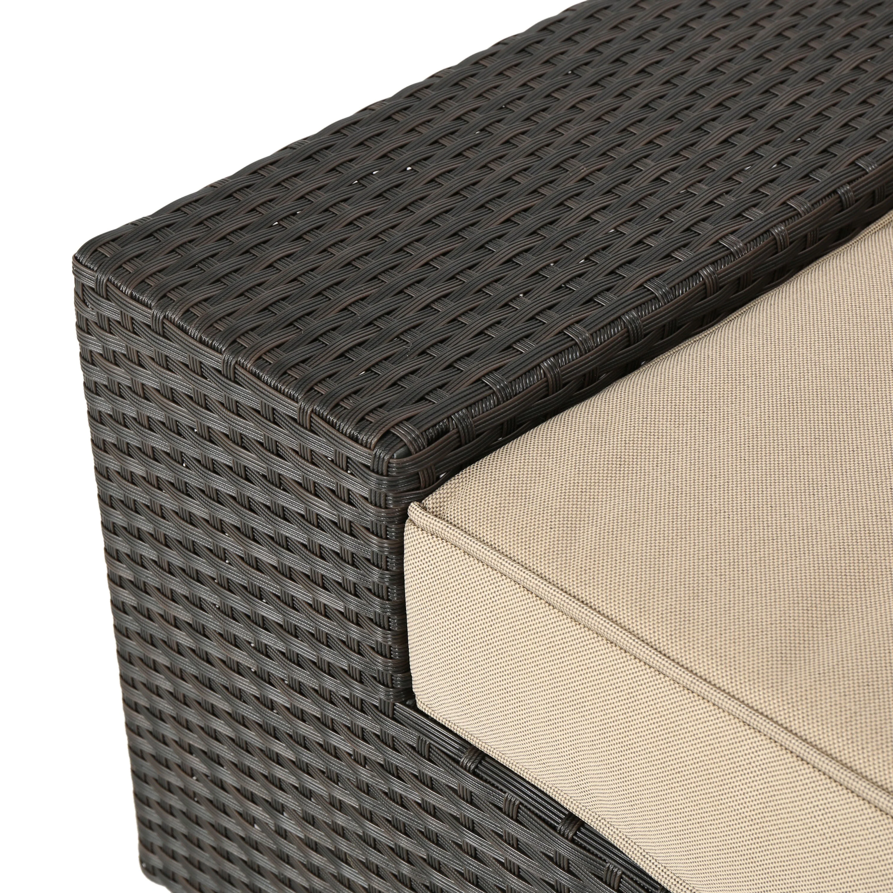 Felicity Outdoor Wicker Club Chair with Cushions - furnishings