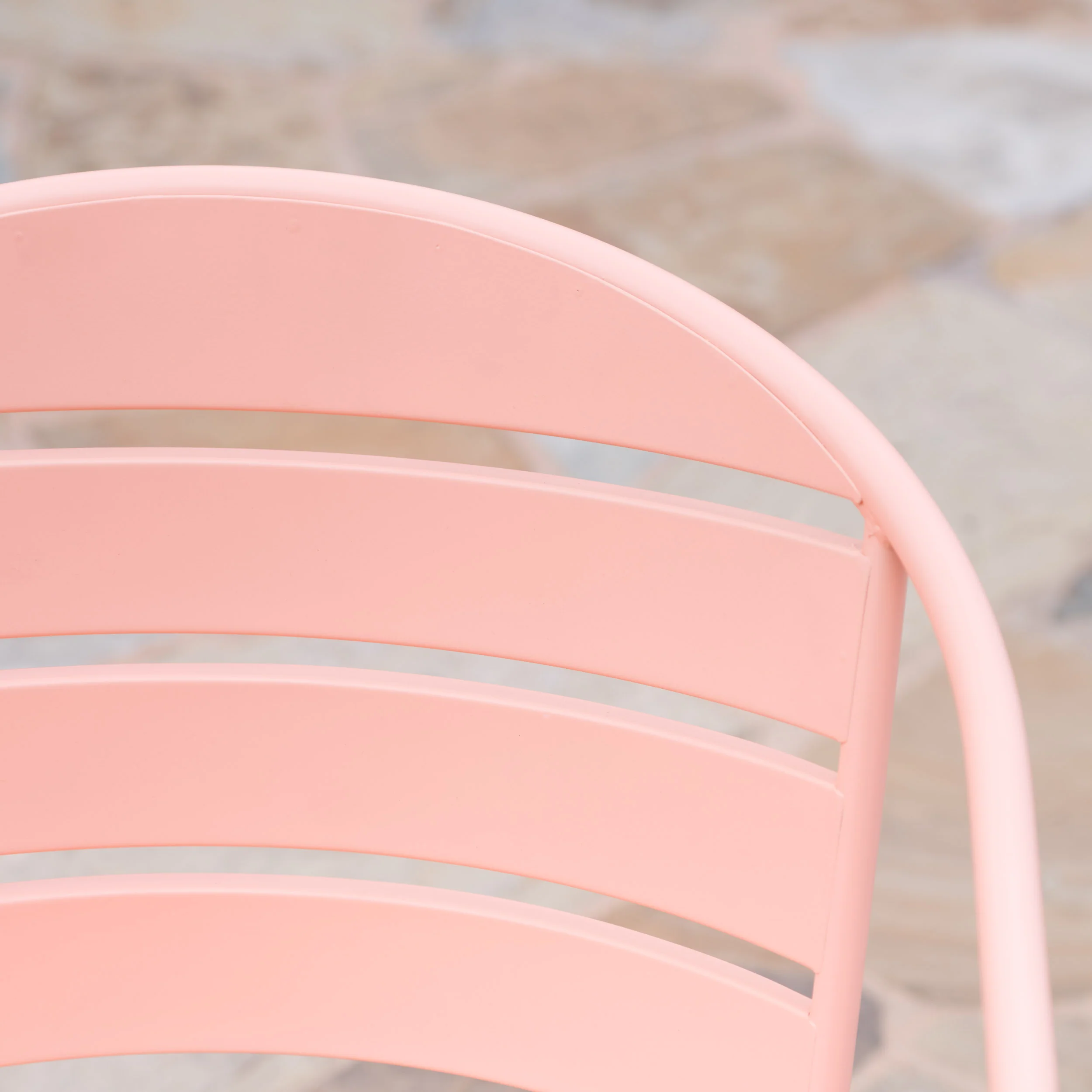 Santa Monica Outdoor Finished Iron Bistro Set - furnishings