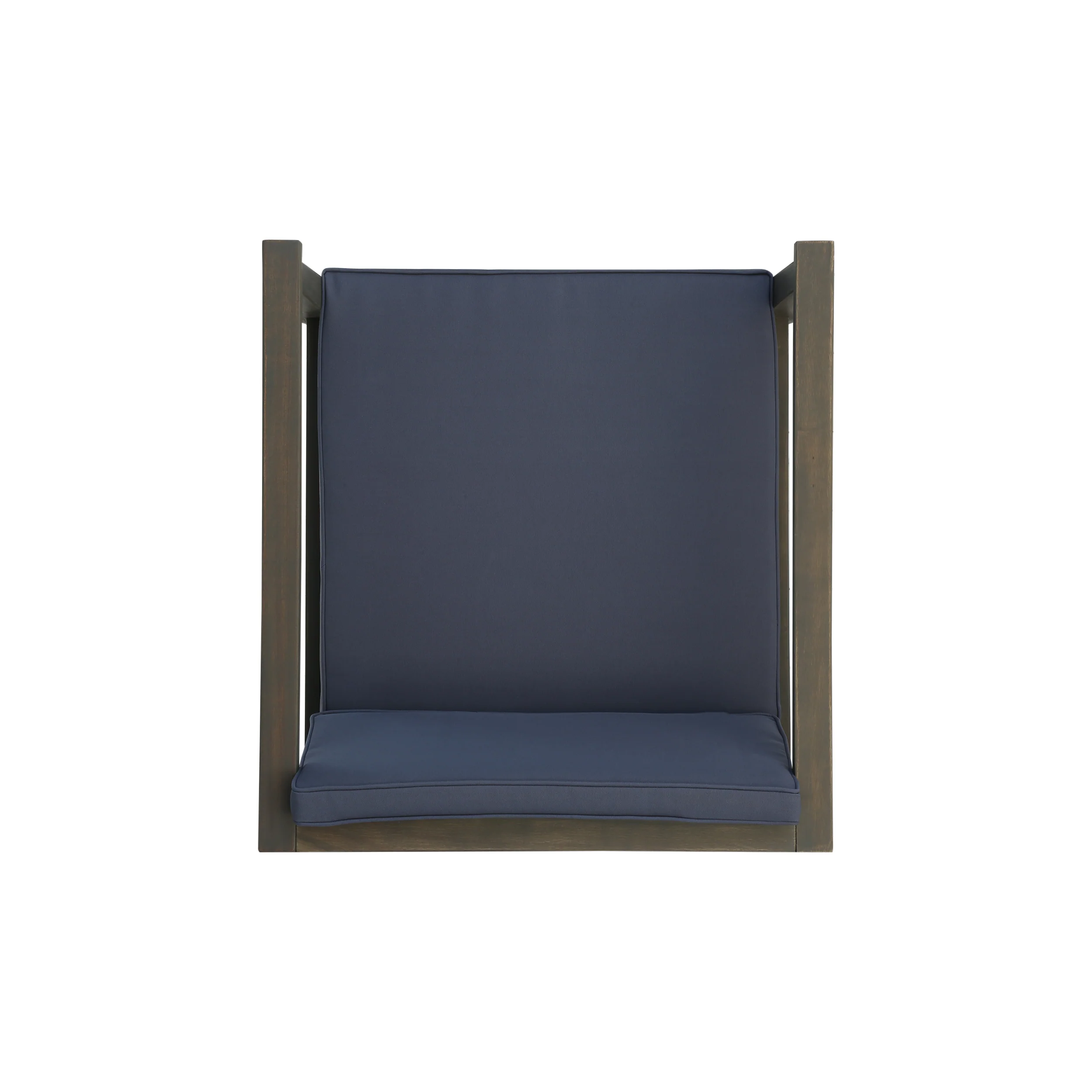 Thomson Outdoor Acacia Wood Club Chairs with Water-Resistant Cushions (Set of 4) - furnishings