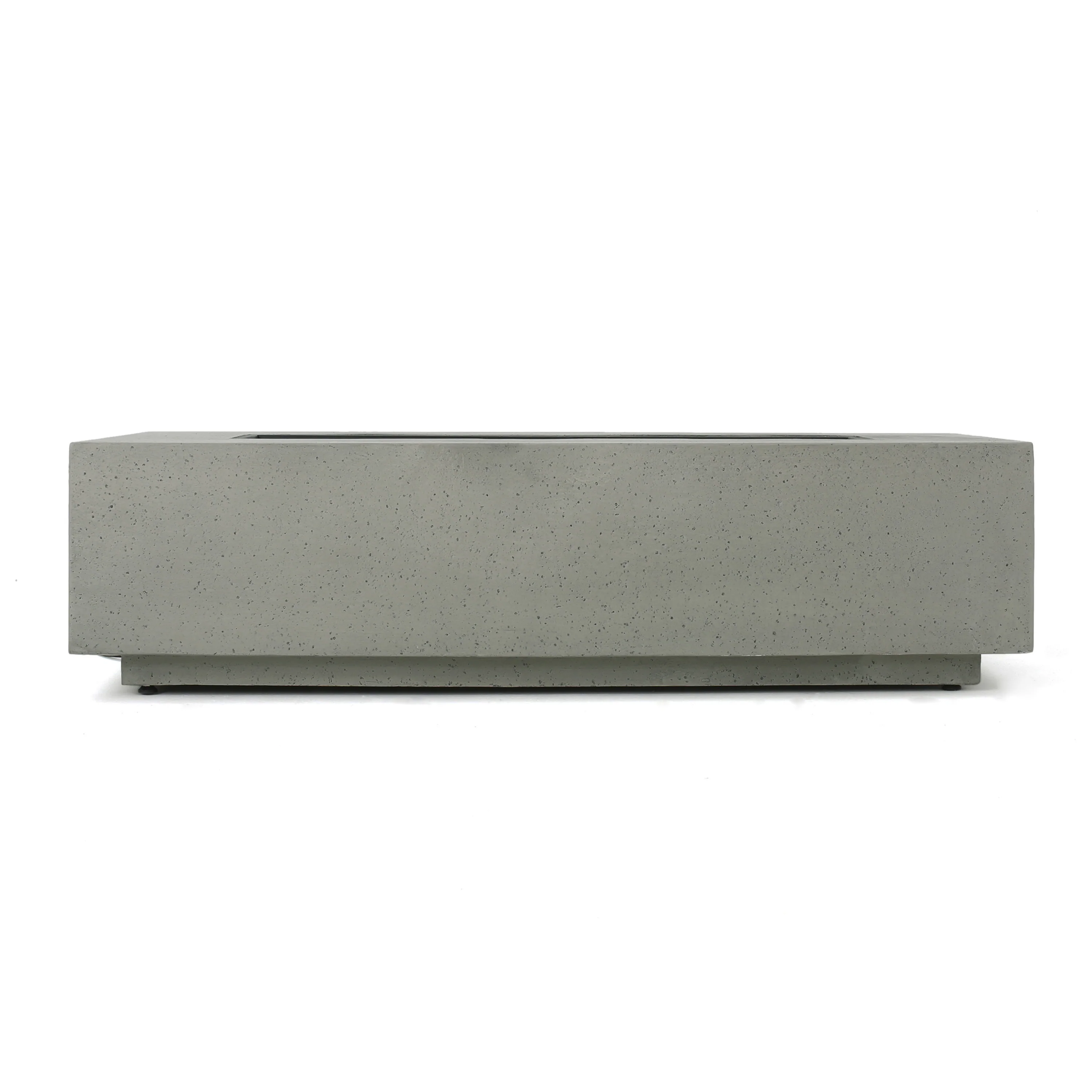 Booth Outdoor 4-Seater Aluminum Chat Set with Fire Pit and Tank Holder - furnishings