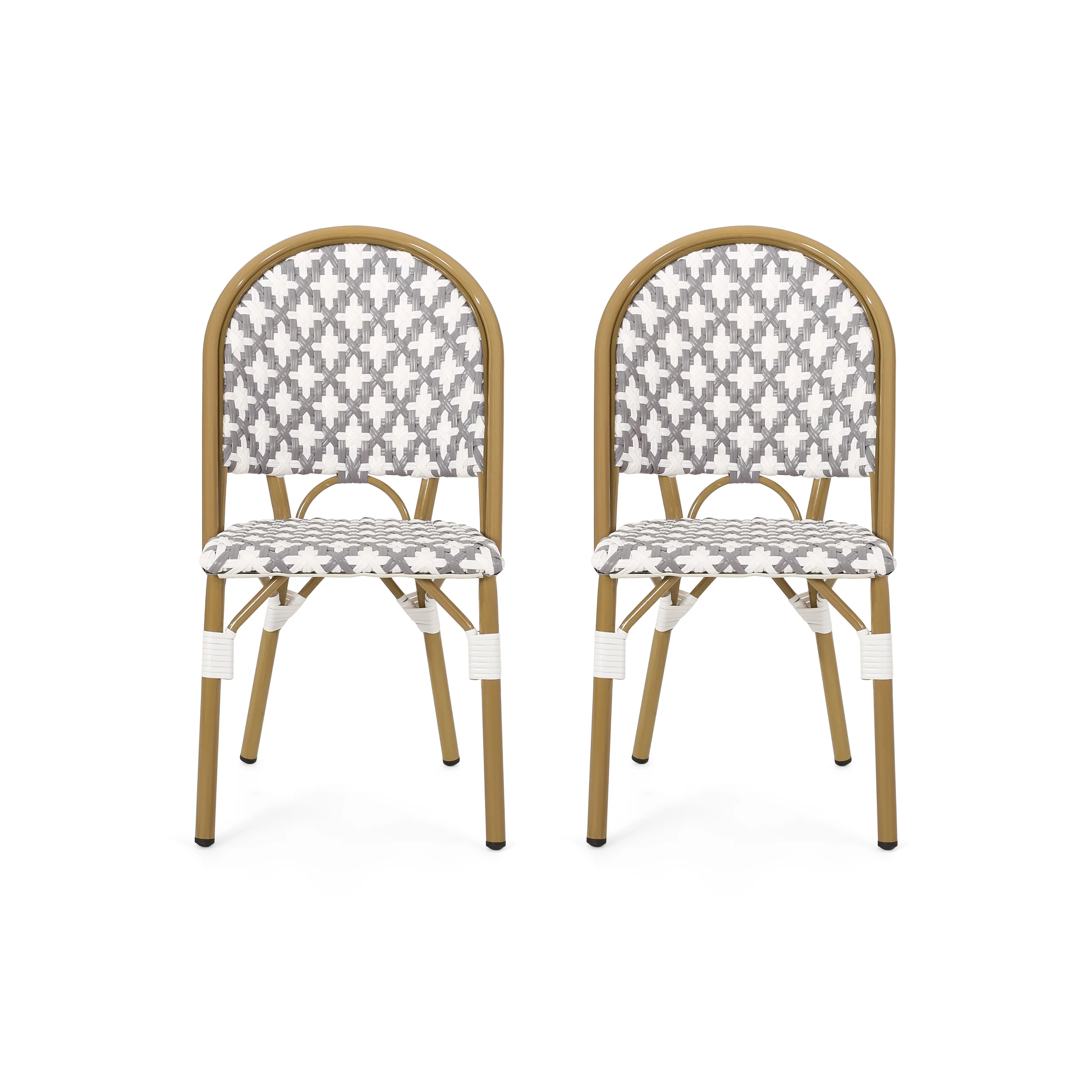 Jordy Outdoor French Bistro Chair (Set of 2) - furnishings