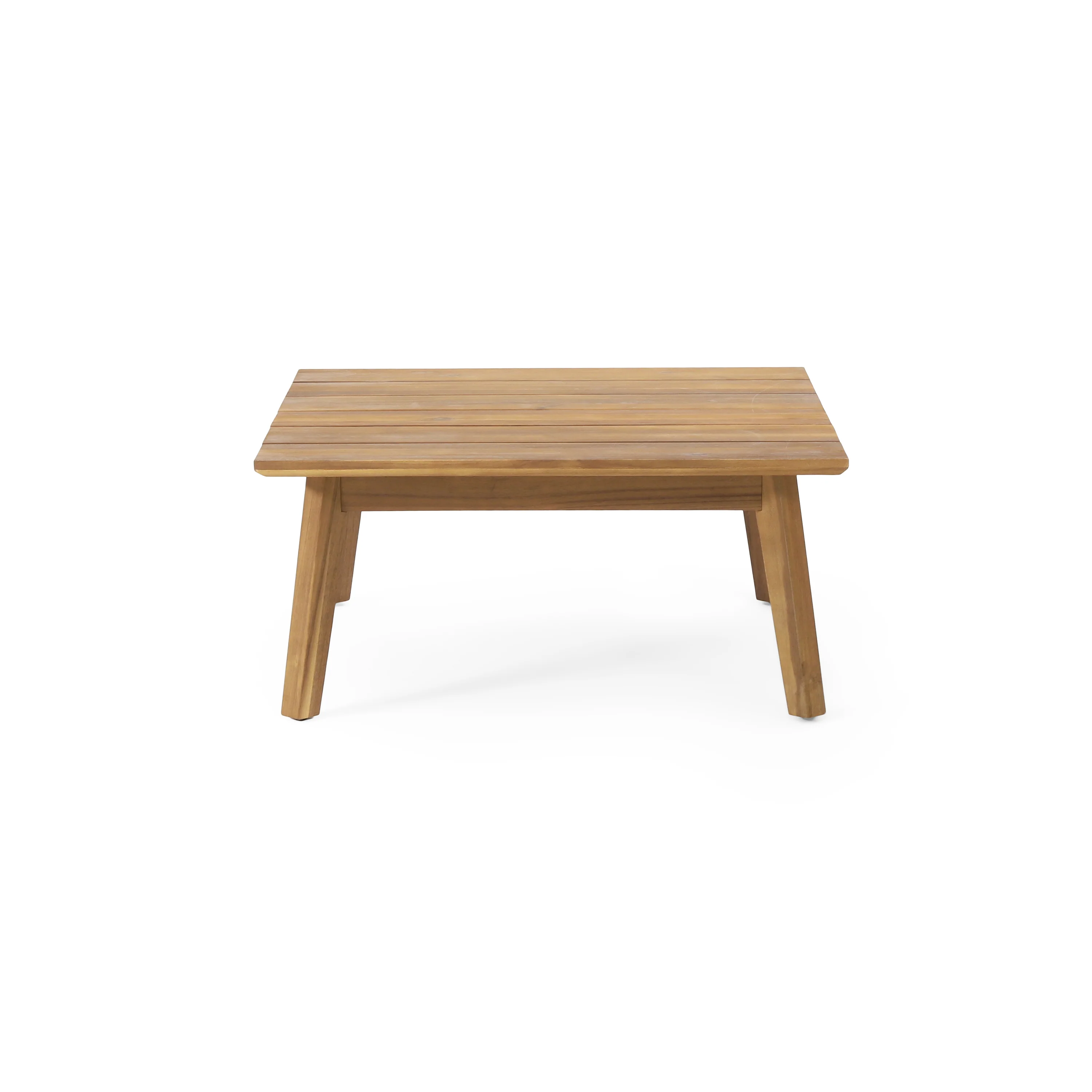 The Crowne Collection Outdoor Acacia Wood Coffee Table, Teak - furnishings