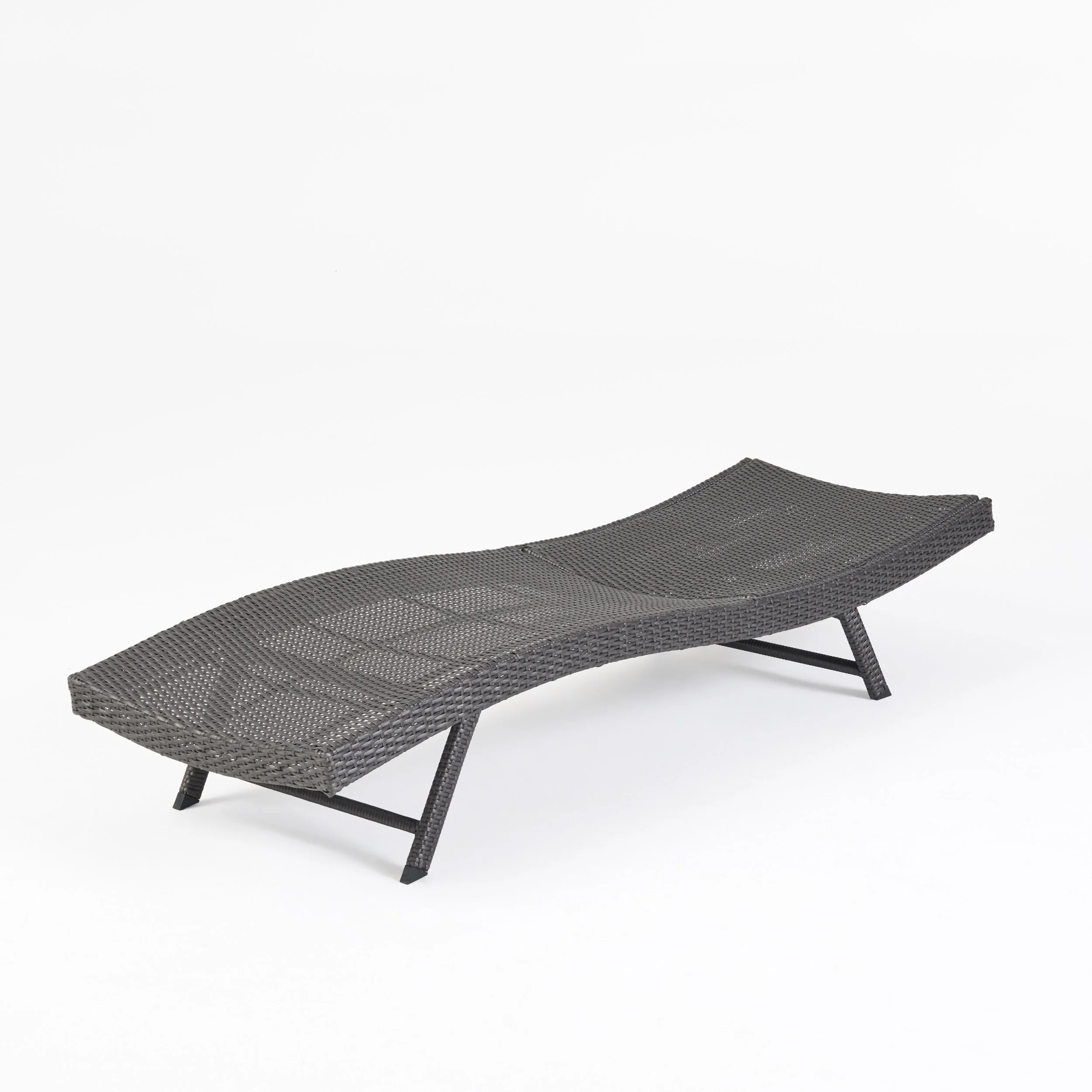 Eliana Outdoor 3 Piece Wicker Chaise Lounge Set - furnishings