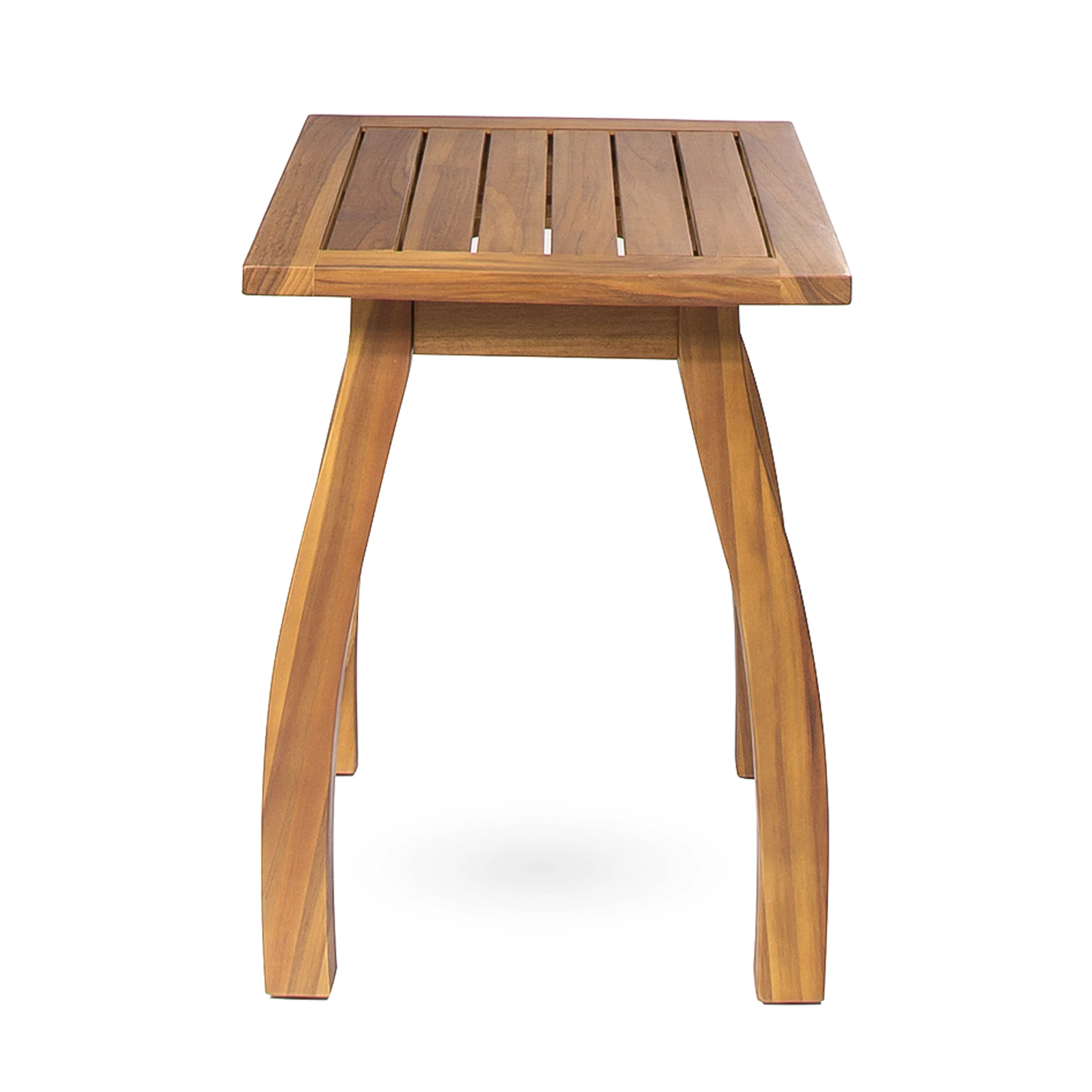 Yvonne Outdoor Acacia Wood Rocking Chair Chat Set - furnishings