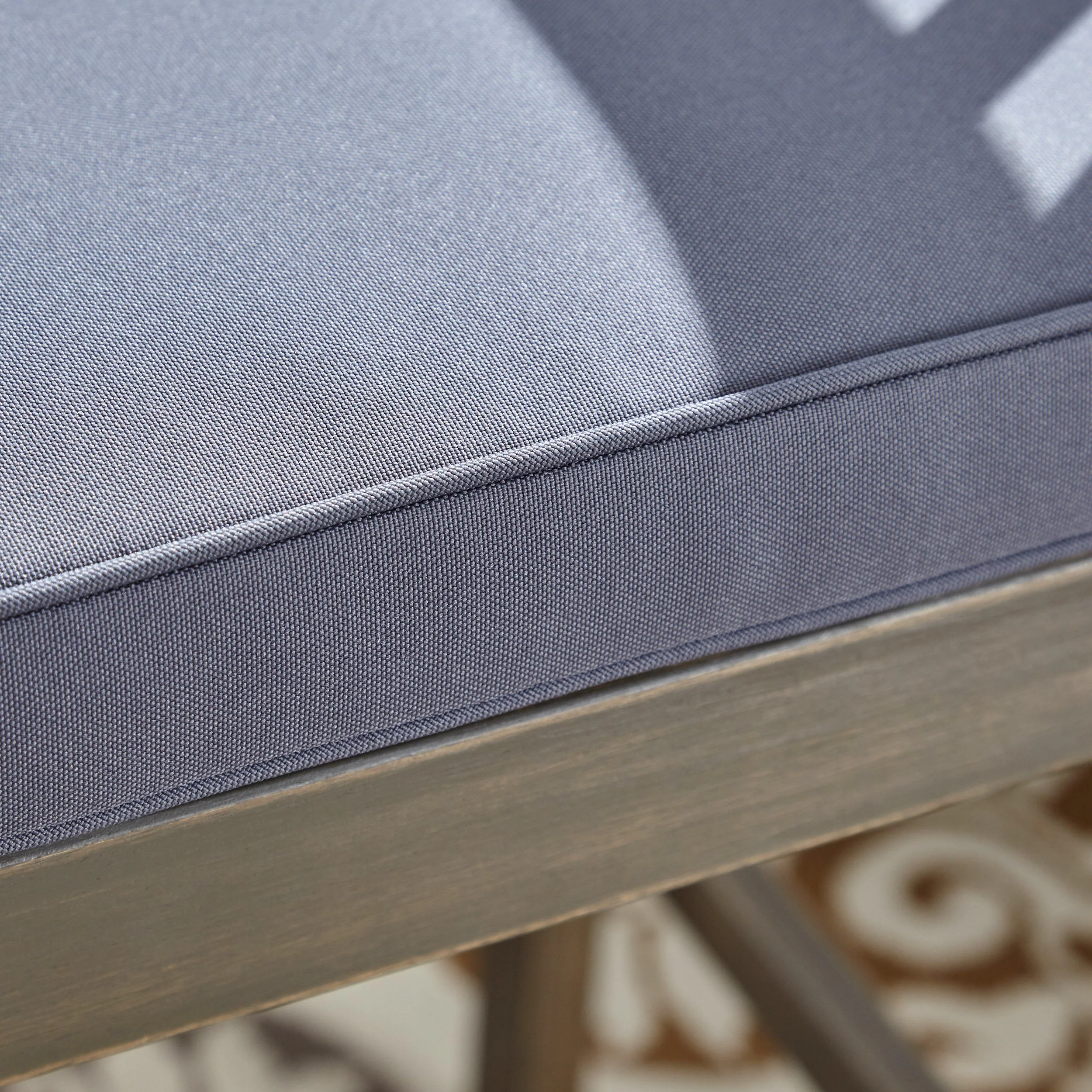 Grace Outdoor Acacia Barstools, Gray Finish and Dark (Set of 2) - furnishings