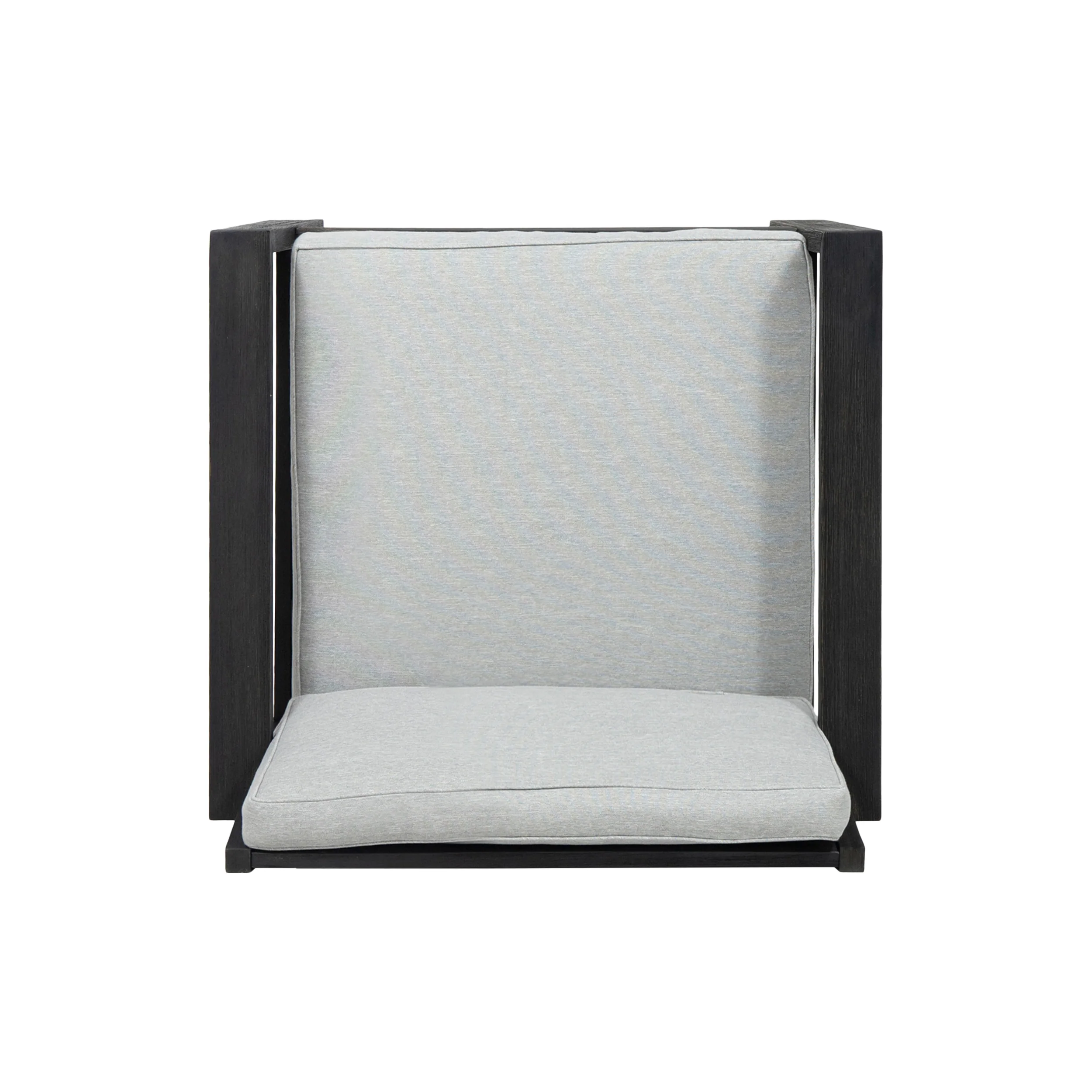 Susan Outdoor Acacia Wood Club Chairs with Cushions (Set of 2) - furnishings