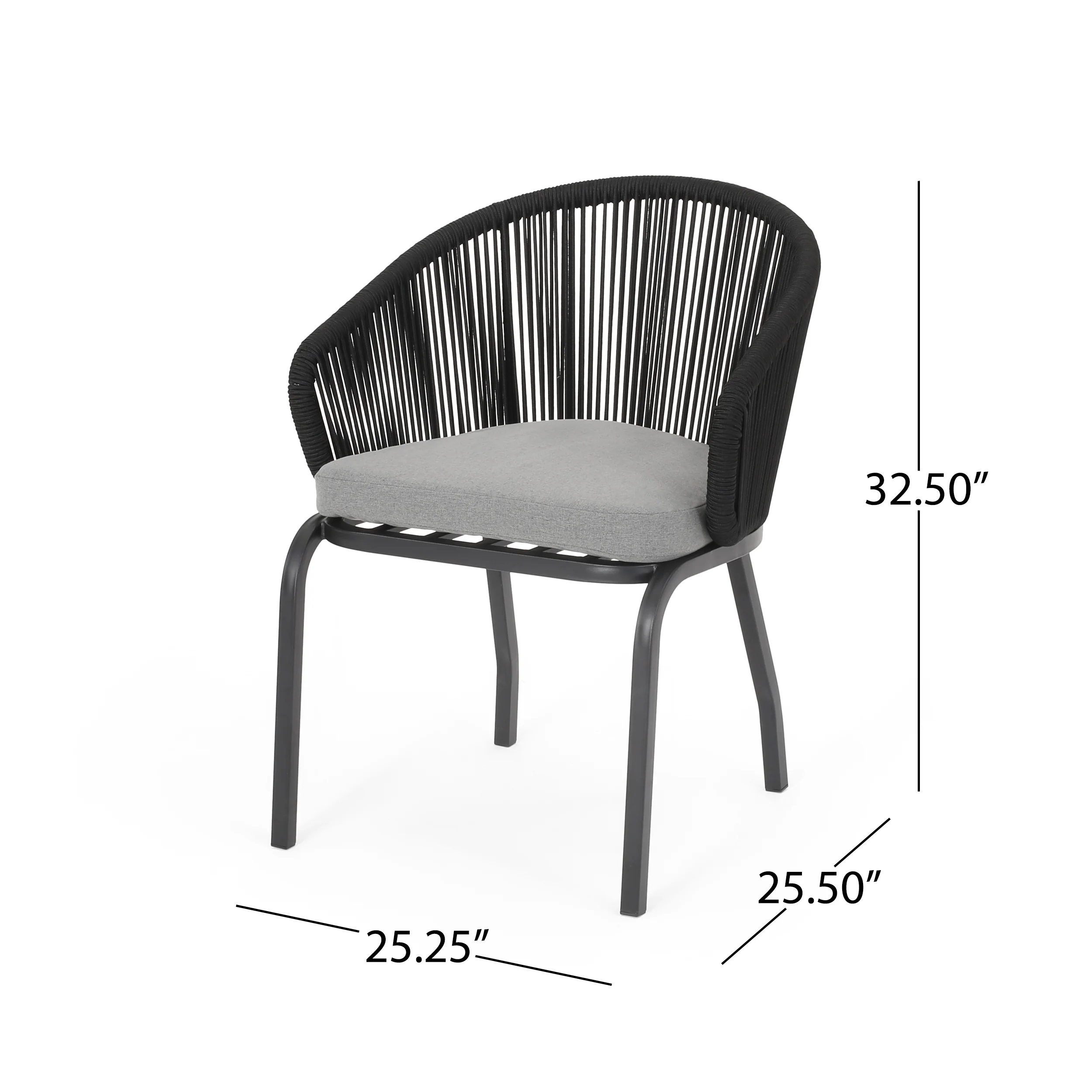 Brayan Outdoor Modern 2 Seater Chat Set - furnishings