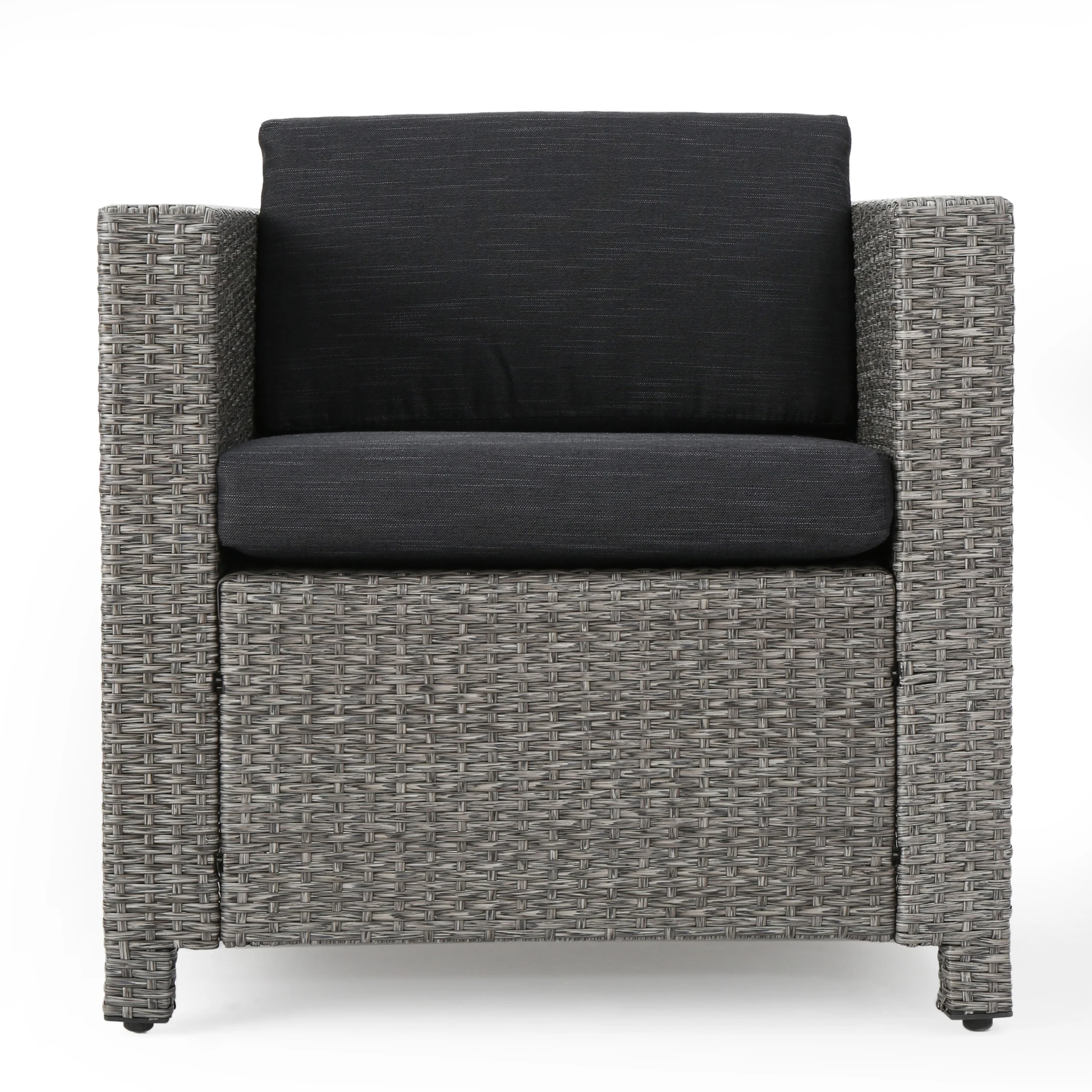 Venice Outdoor Wicker Club Chair (set of 4) - furnishings