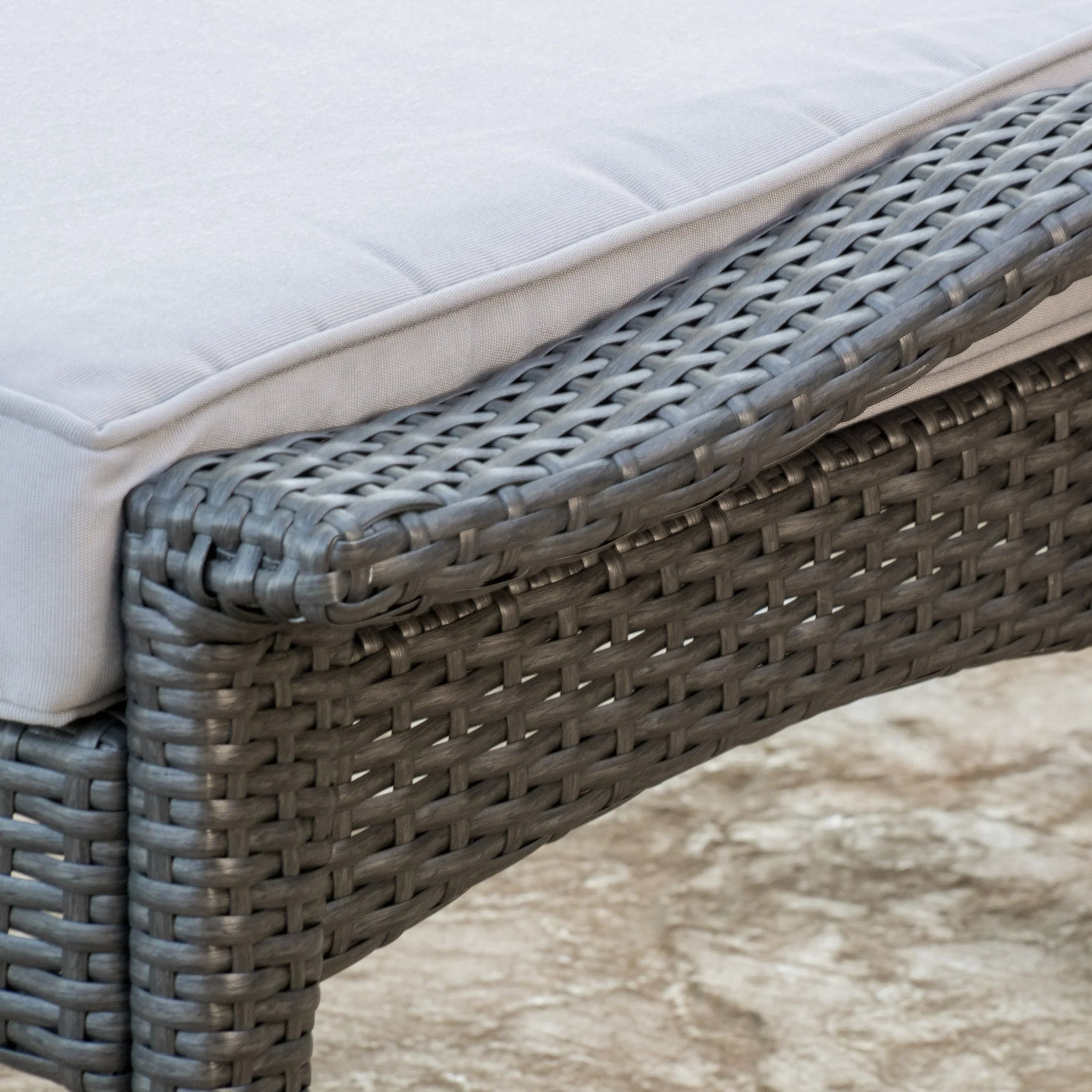 Bleecker Outdoor Wicker Club Chair with Cushion, Set of 2 - furnishings