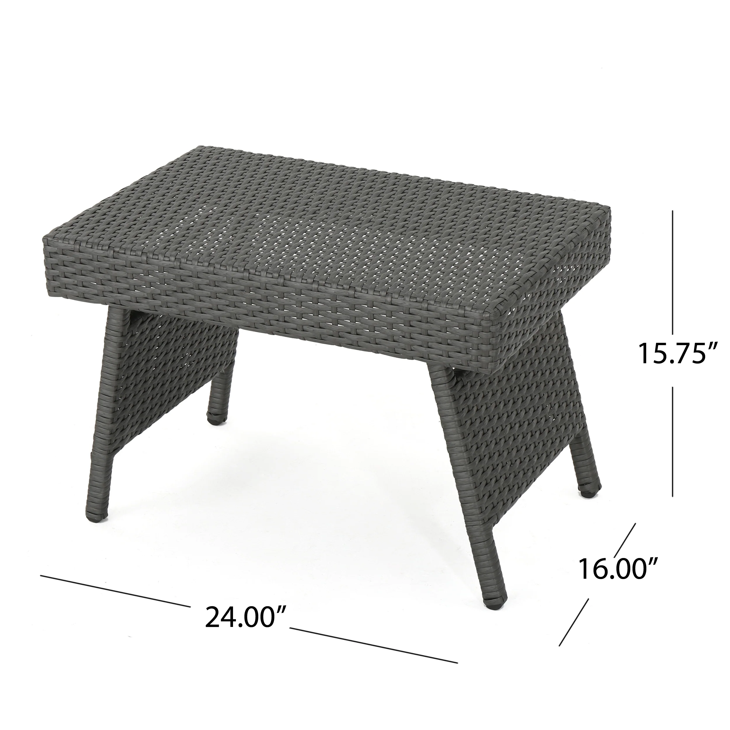 Eliana Outdoor 6 Piece Wicker Chaise Lounge Set - furnishings