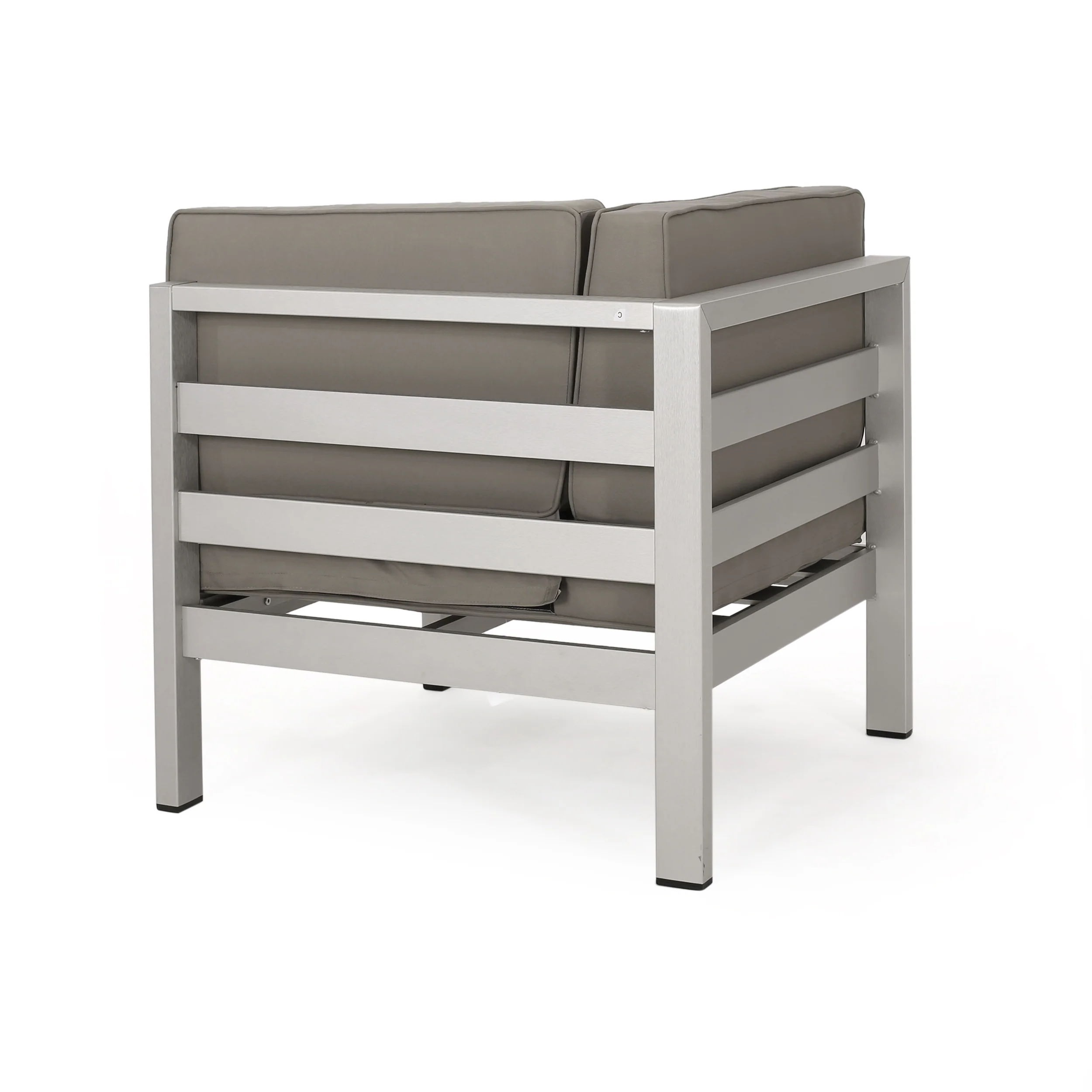 Lompoc Aire Outdoor Modern 5 Seater Sectional Sofa - furnishings