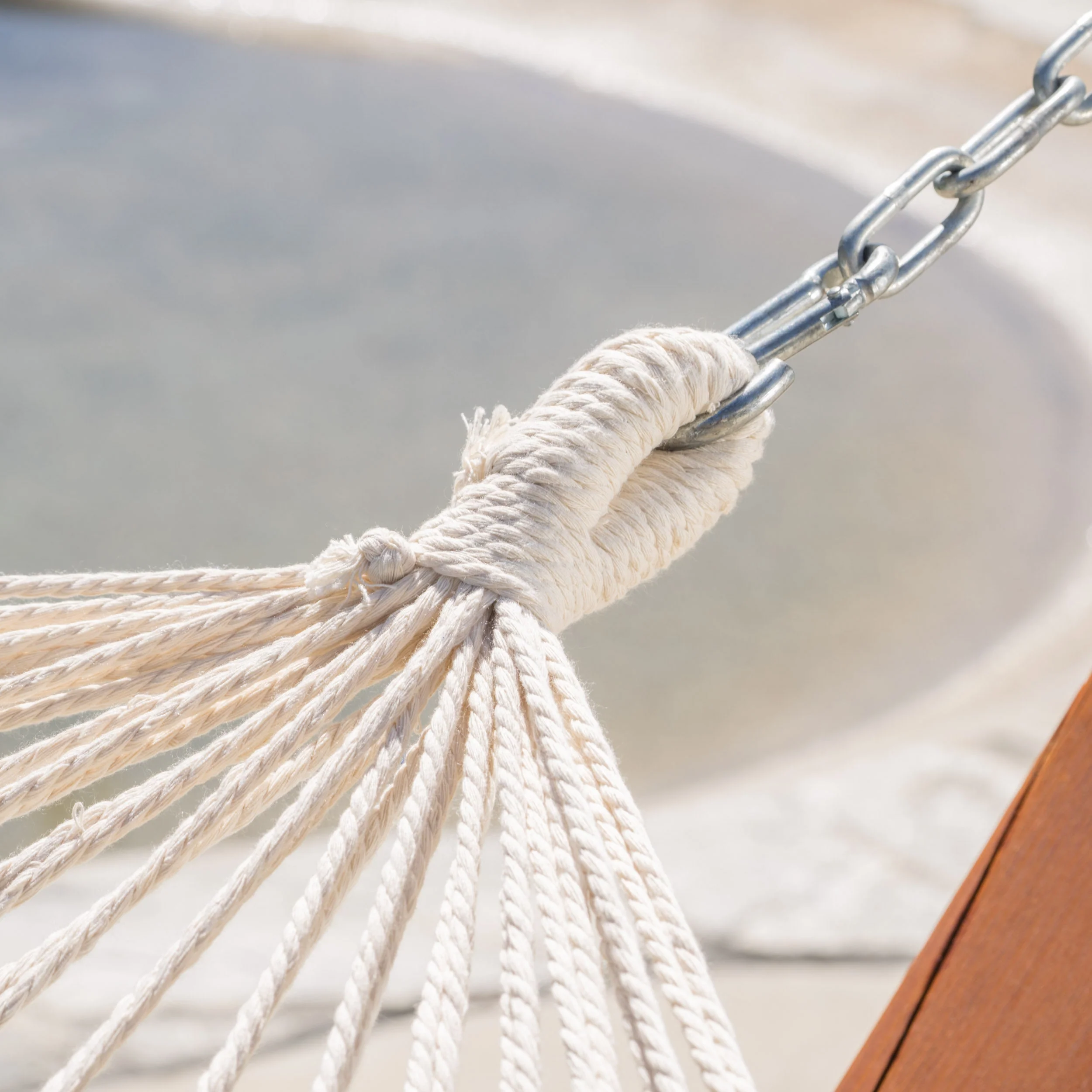 Weston Outdoor Hammock w/ Wooden Base - furnishings