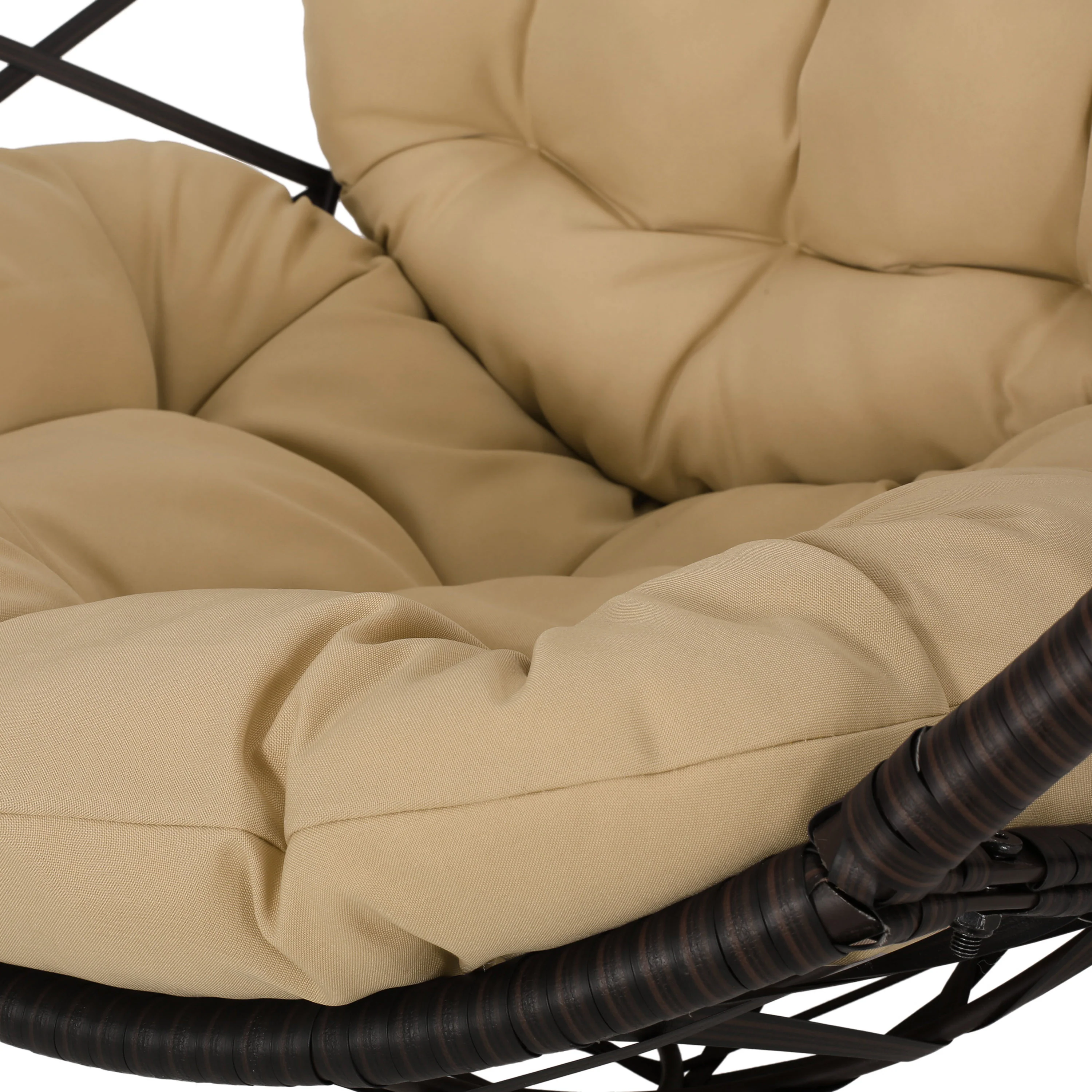 Berkley Indoor/Outdoor Wicker Hanging Egg / Teardrop Chair (Stand Not Included) - furnishings