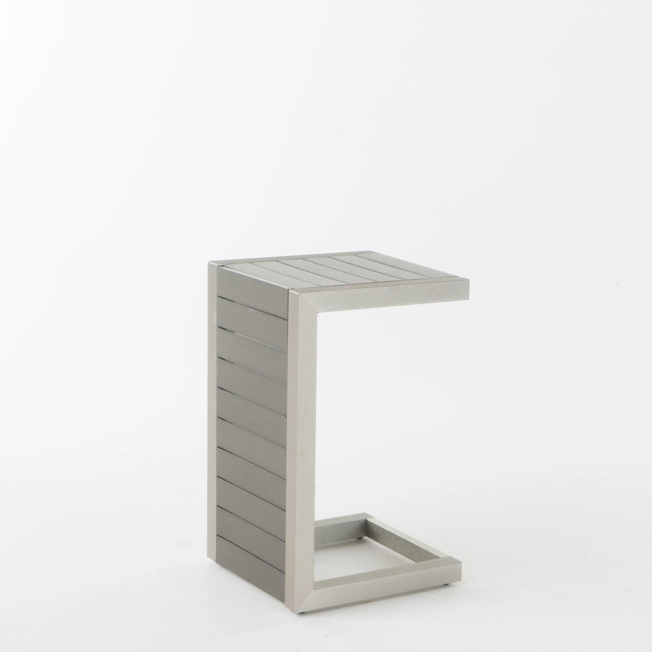 Coral Bay Outdoor Aluminum Club Chairs with Side Table - furnishings