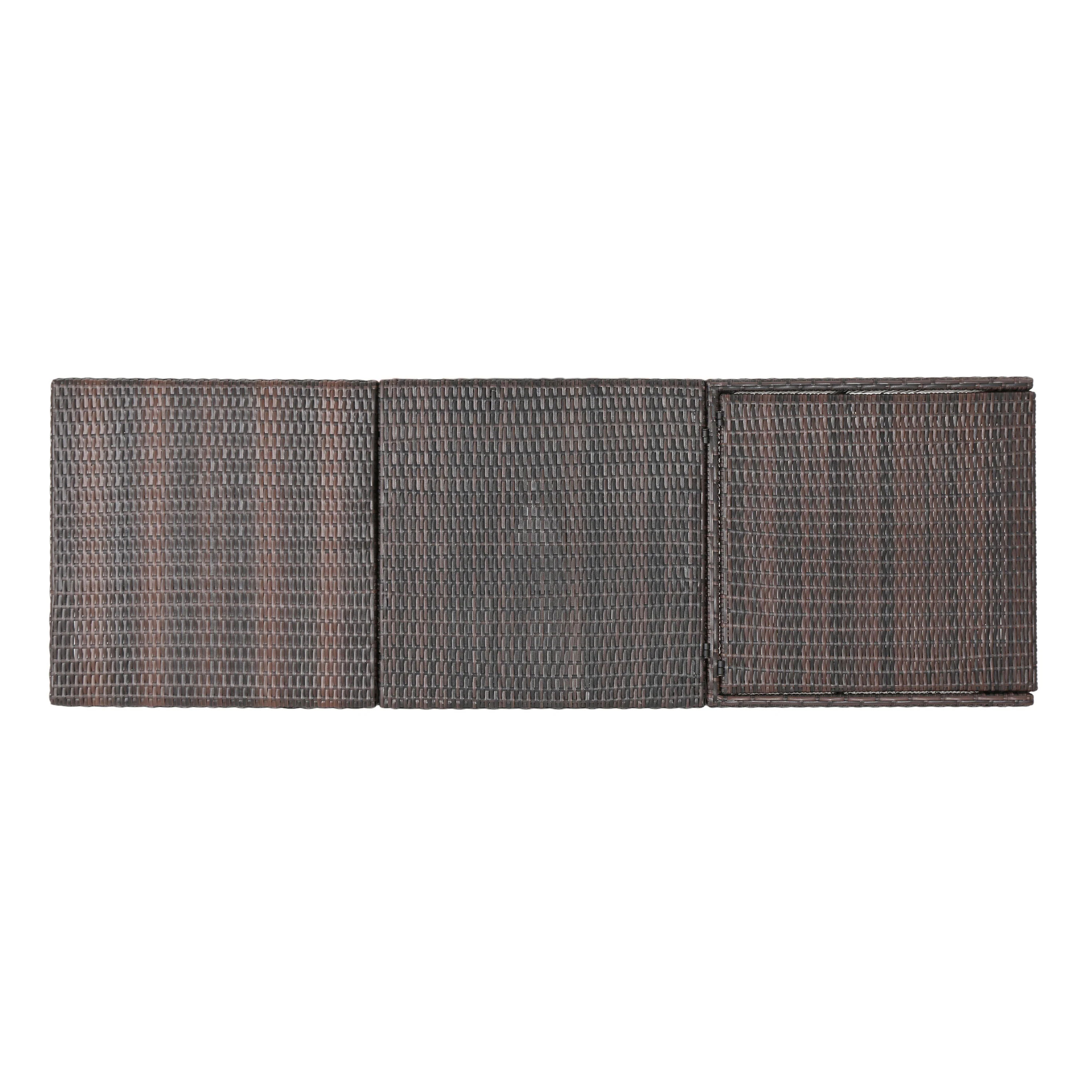 Joyce Outdoor Multi-brown Wicker Chaise Lounge without Cushion - furnishings