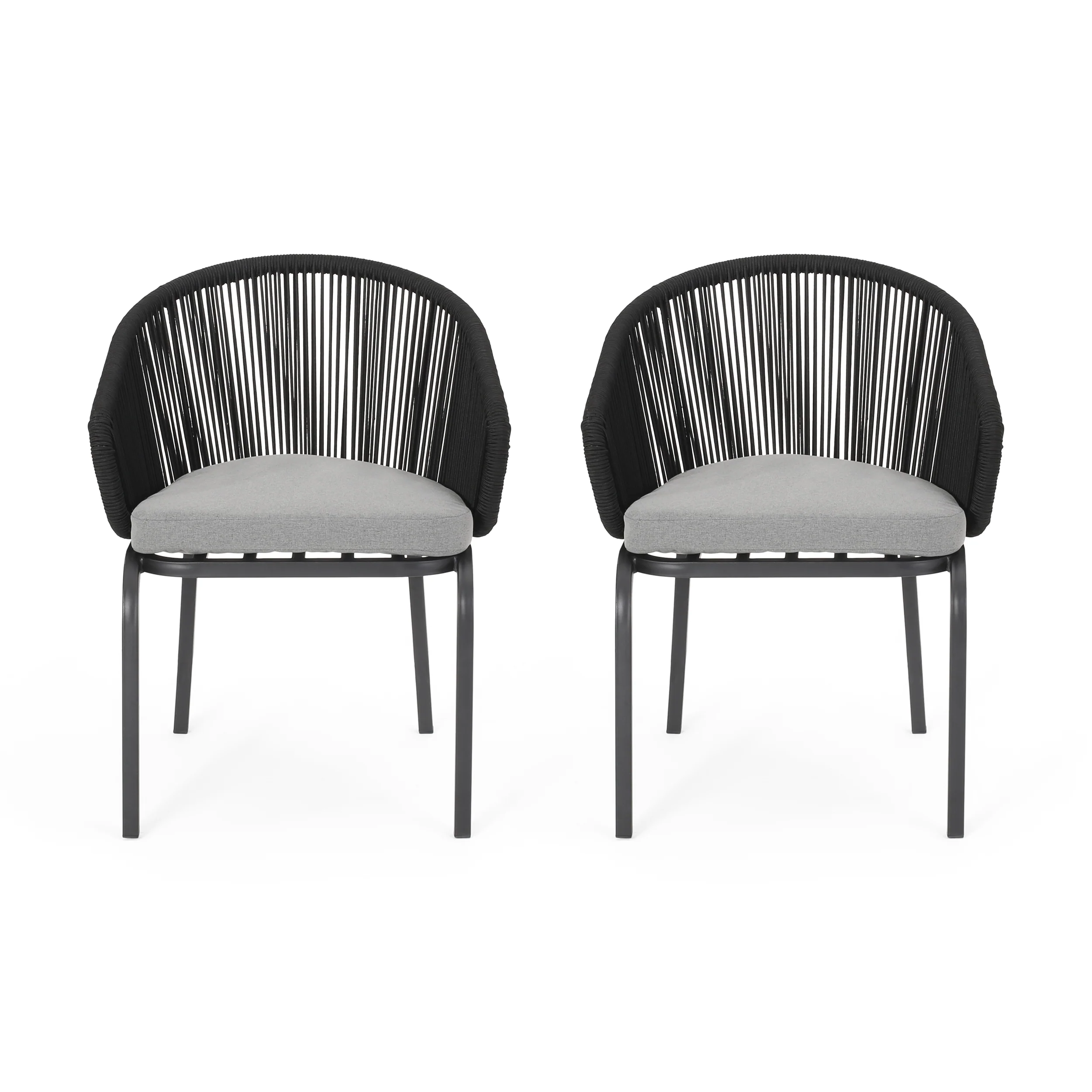 Ola Outdoor Modern Club Chair (Set of 2) - furnishings