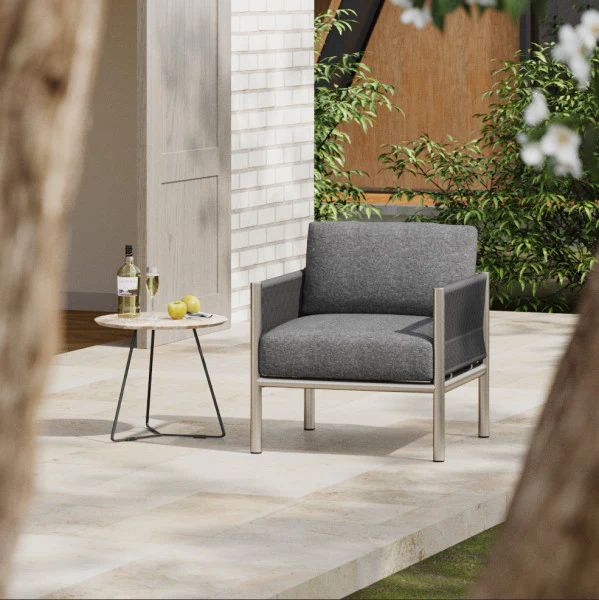 Gables Outdoor Patio Club Chairs with Cushions - furnishings