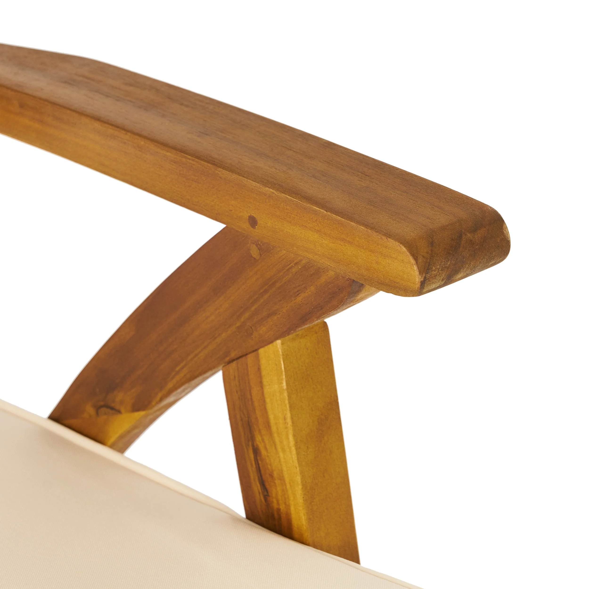 Anguilla 30-Inch Teak Finish Acacia Wood Outdoor Barstools - furnishings