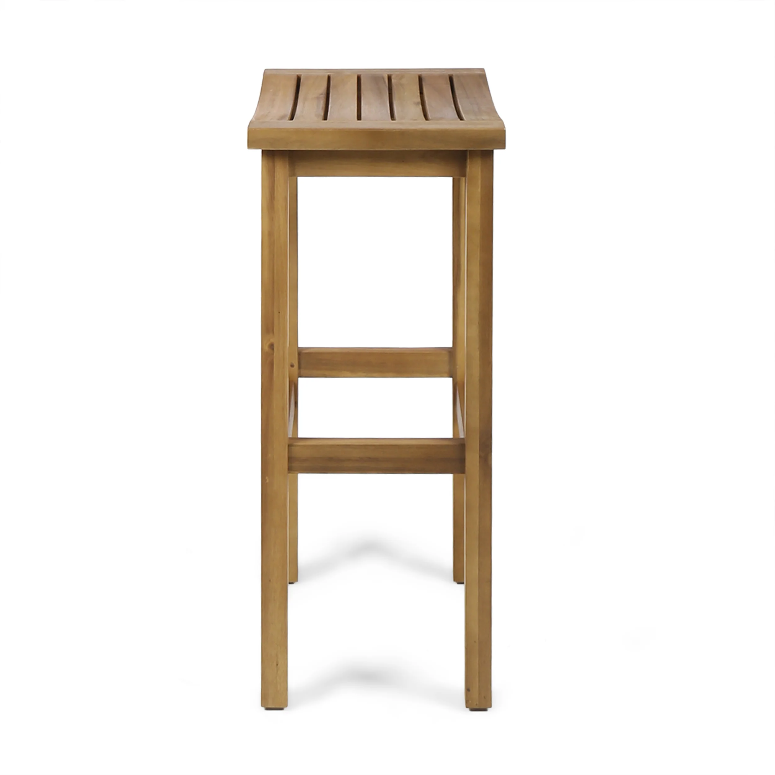 Pensacola Outdoor 3 Piece Acacia Wood Balcony Bar Set - furnishings