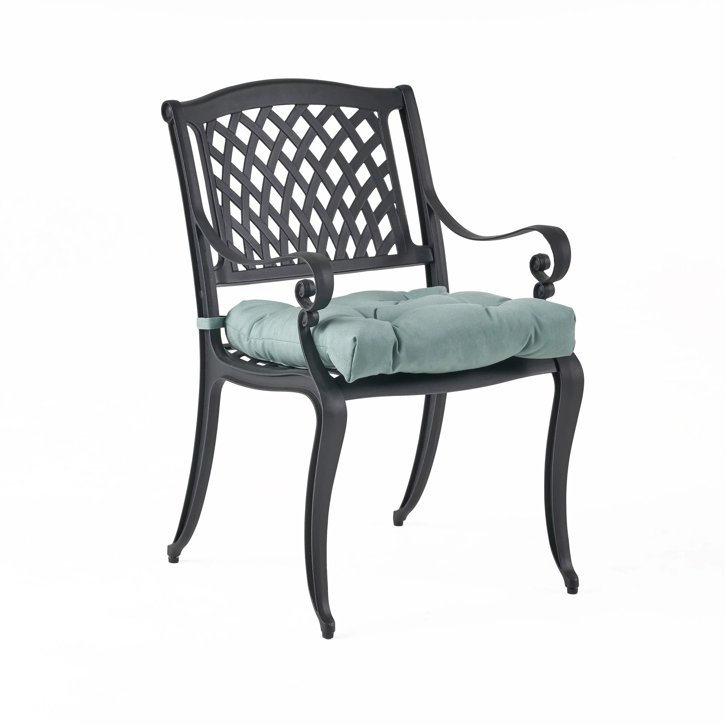 Allee Outdoor Dining Chair with Cushion (Set of 2) - furnishings