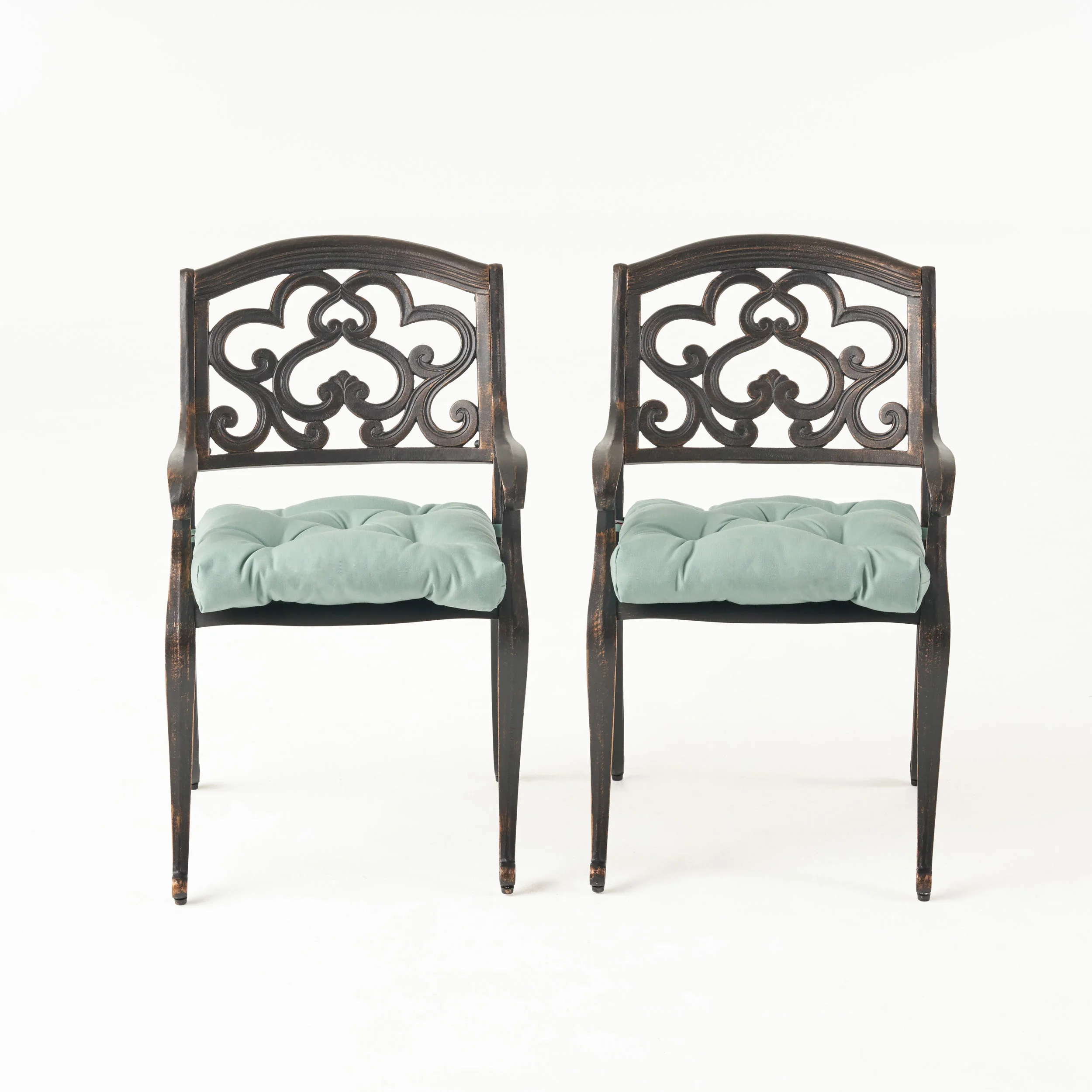 Sher Outdoor Dining Chair with Cushion (Set of 2) - furnishings