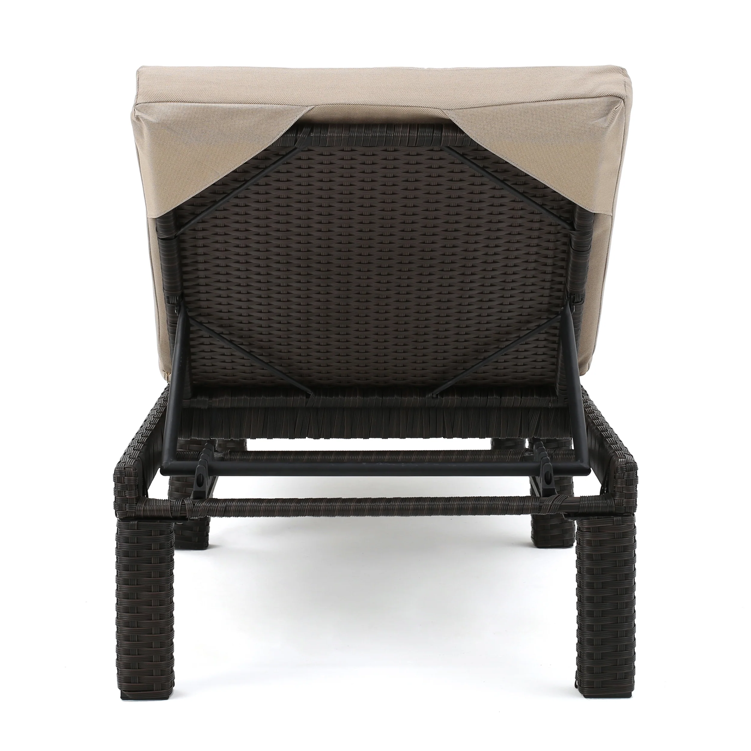 Feronia Outdoor 13 Pc Wicker Patio Set w/ Water Resistant Cushions - furnishings