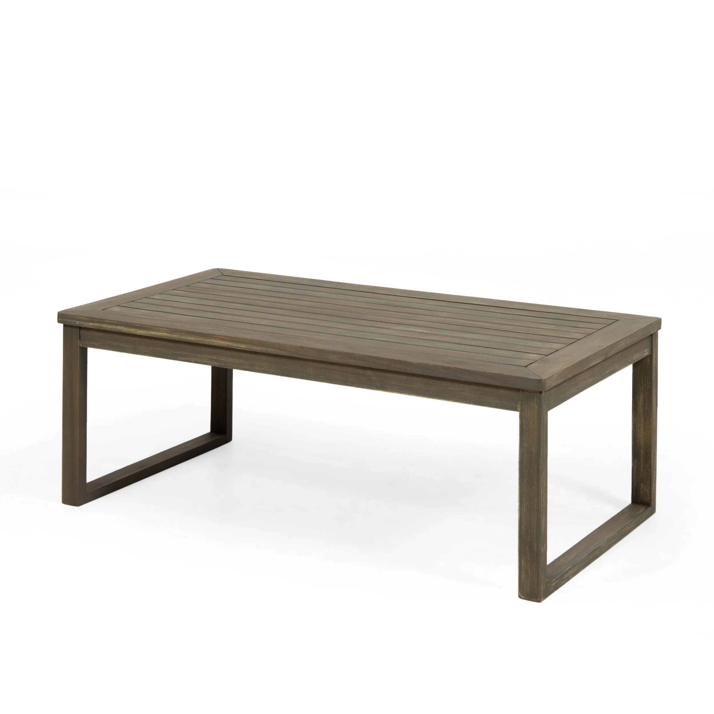 Johnlucas Outdoor 4 Seater Acacia Wood Chat Set with Water Resistant Cushions - furnishings