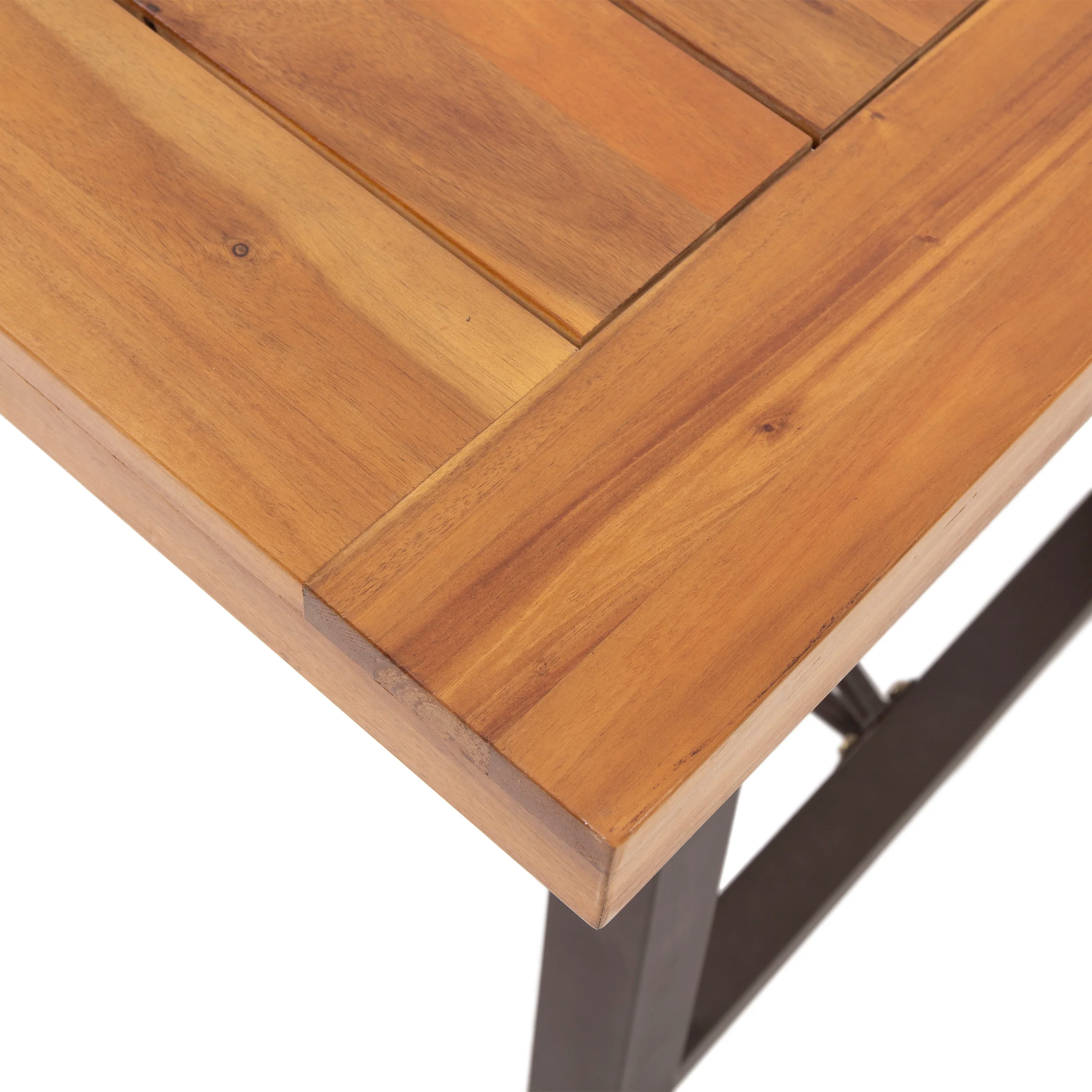 Rosario Modern Industrial Dining Table - furnishings