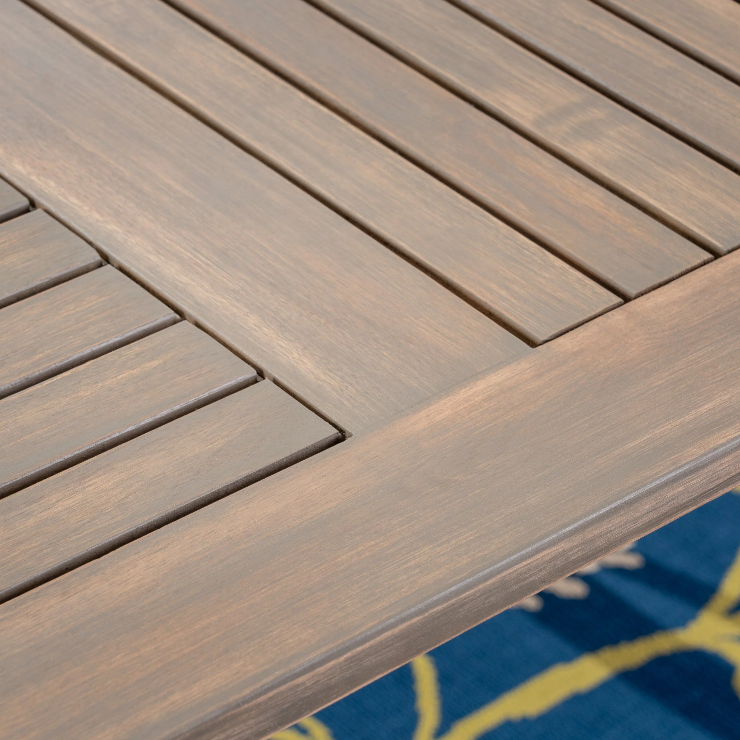 Baia Outdoor 70-inch Oval Acacia Wood Dining Table - furnishings