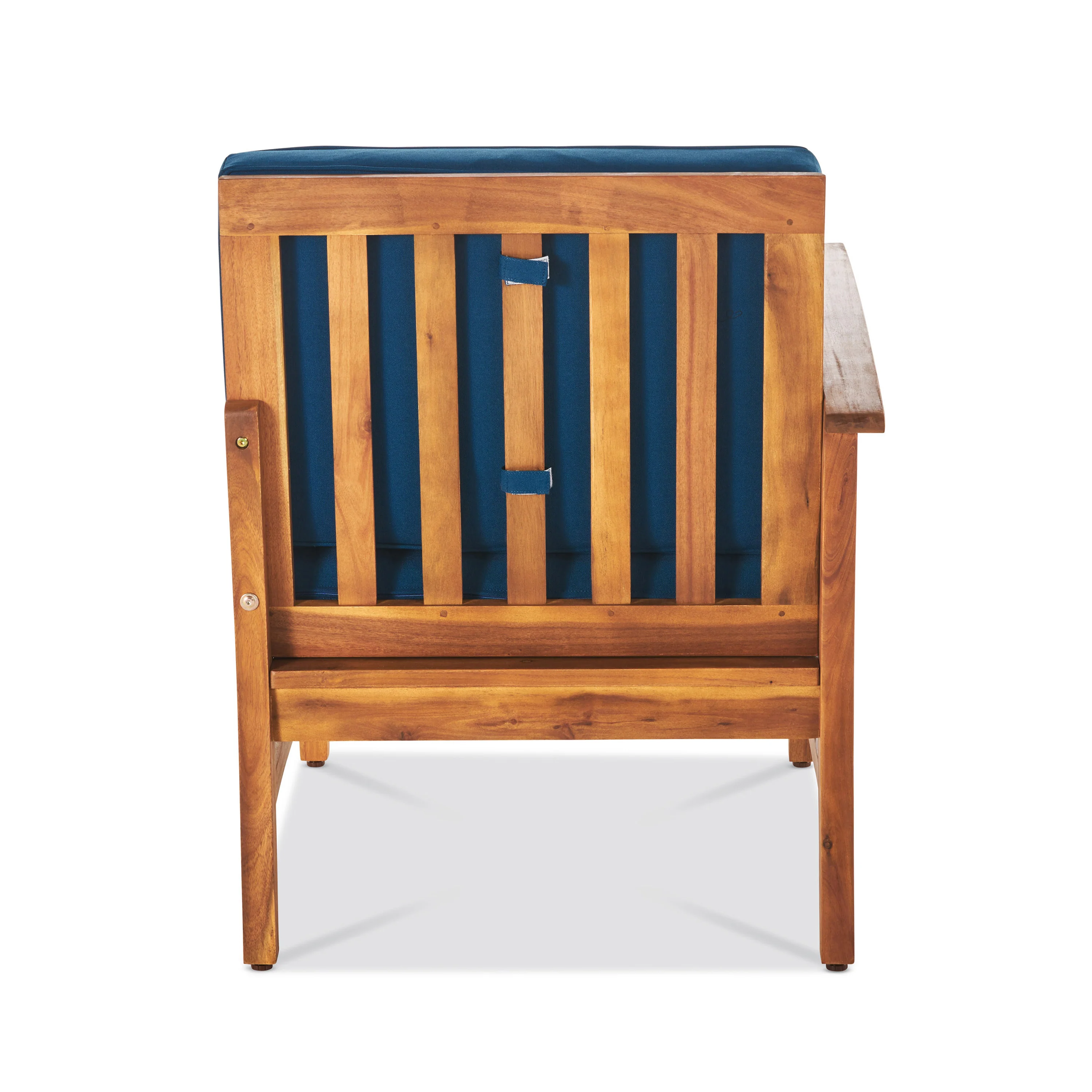 Scarlett Outdoor 8 Seat Teak Finished Acacia Wood Sectional Sofa and Table Set - furnishings