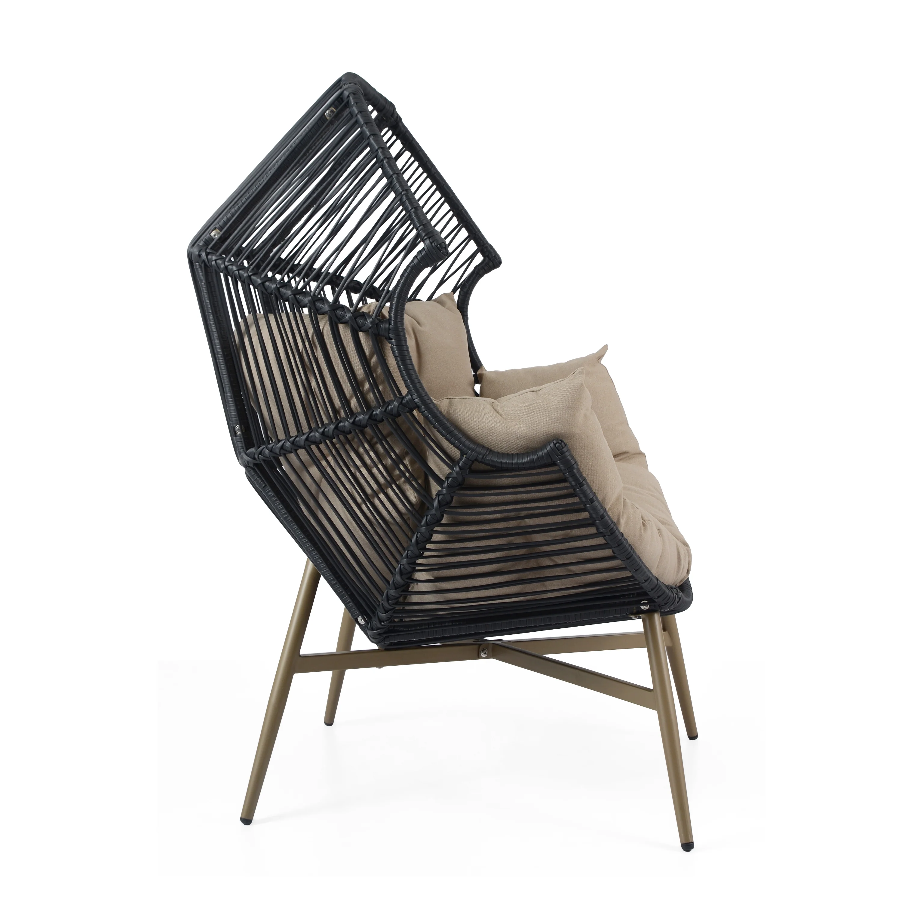 Isidorea Outdoor Wicker Egg Chair Weather-Resistant - furnishings