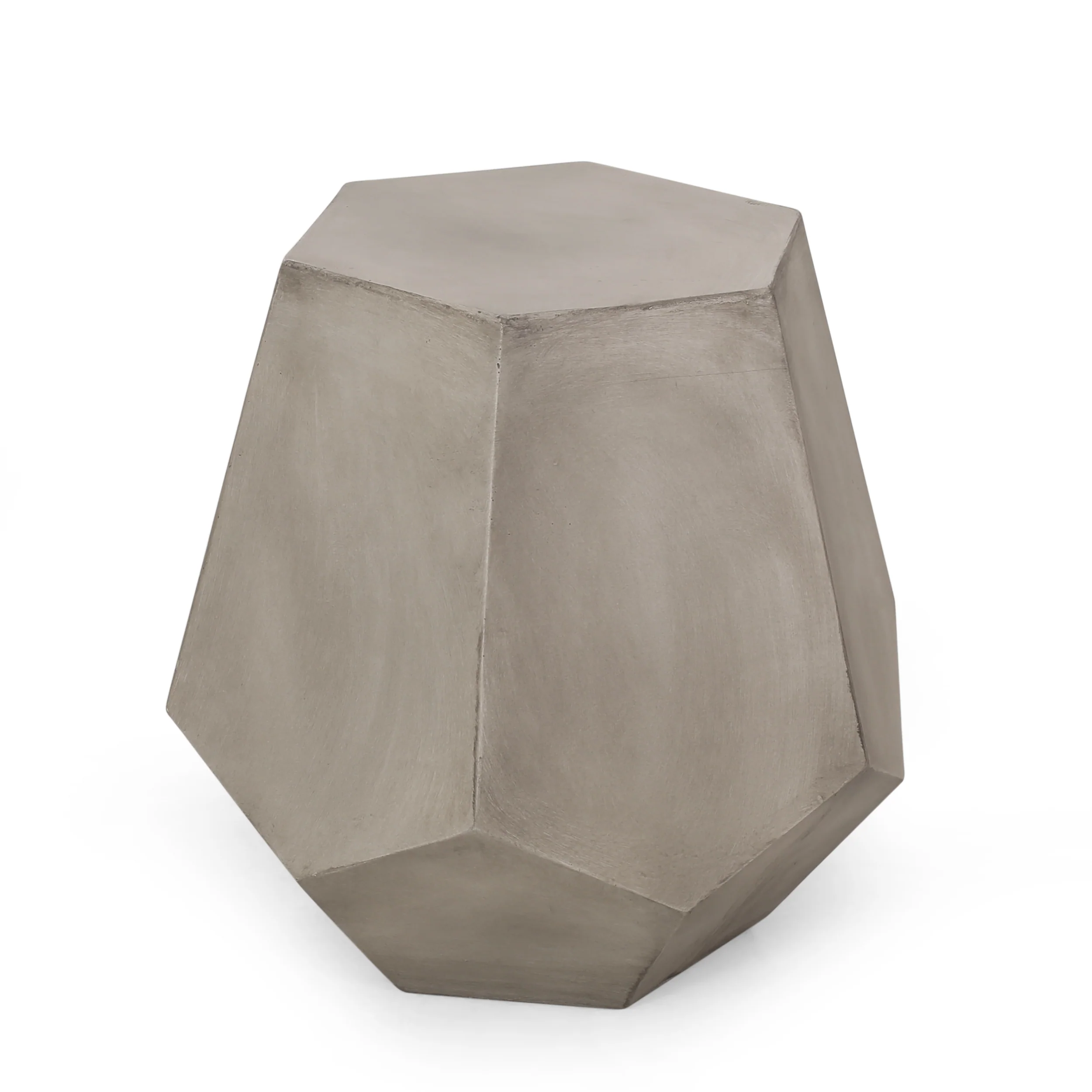 Yishai Outdoor Lightweight Concrete Side Table - furnishings