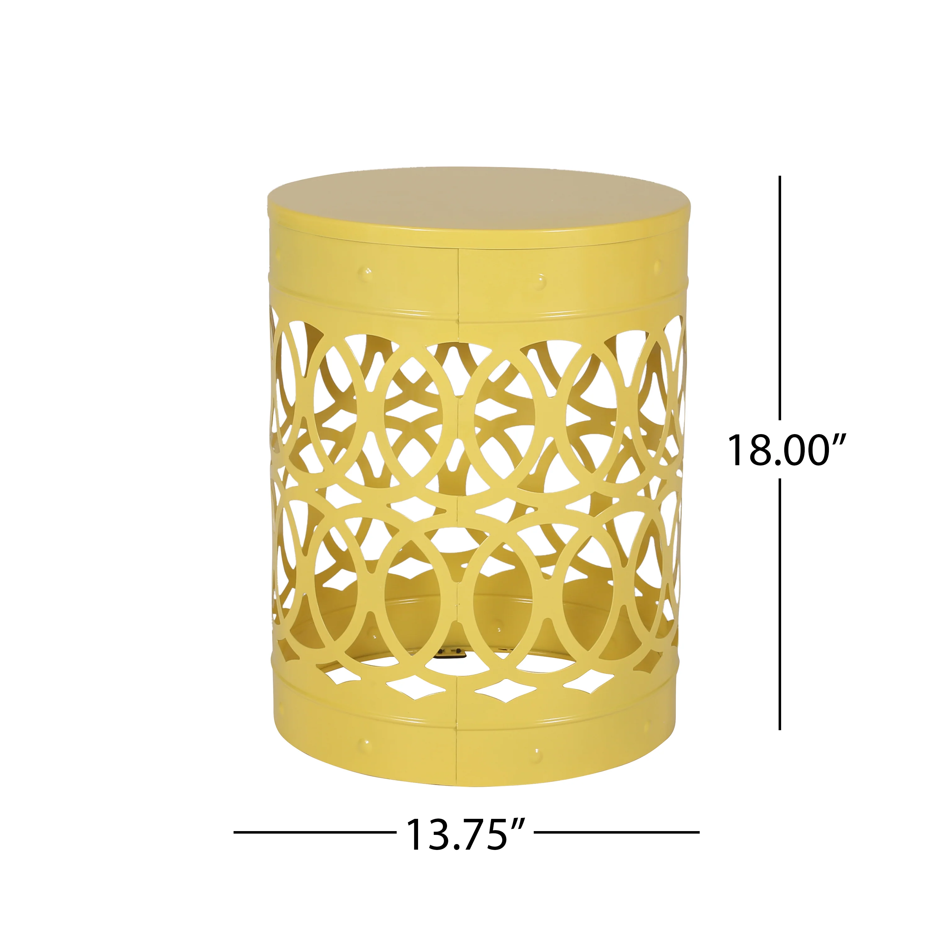 Pellerin Outdoor Metal Side Table - furnishings